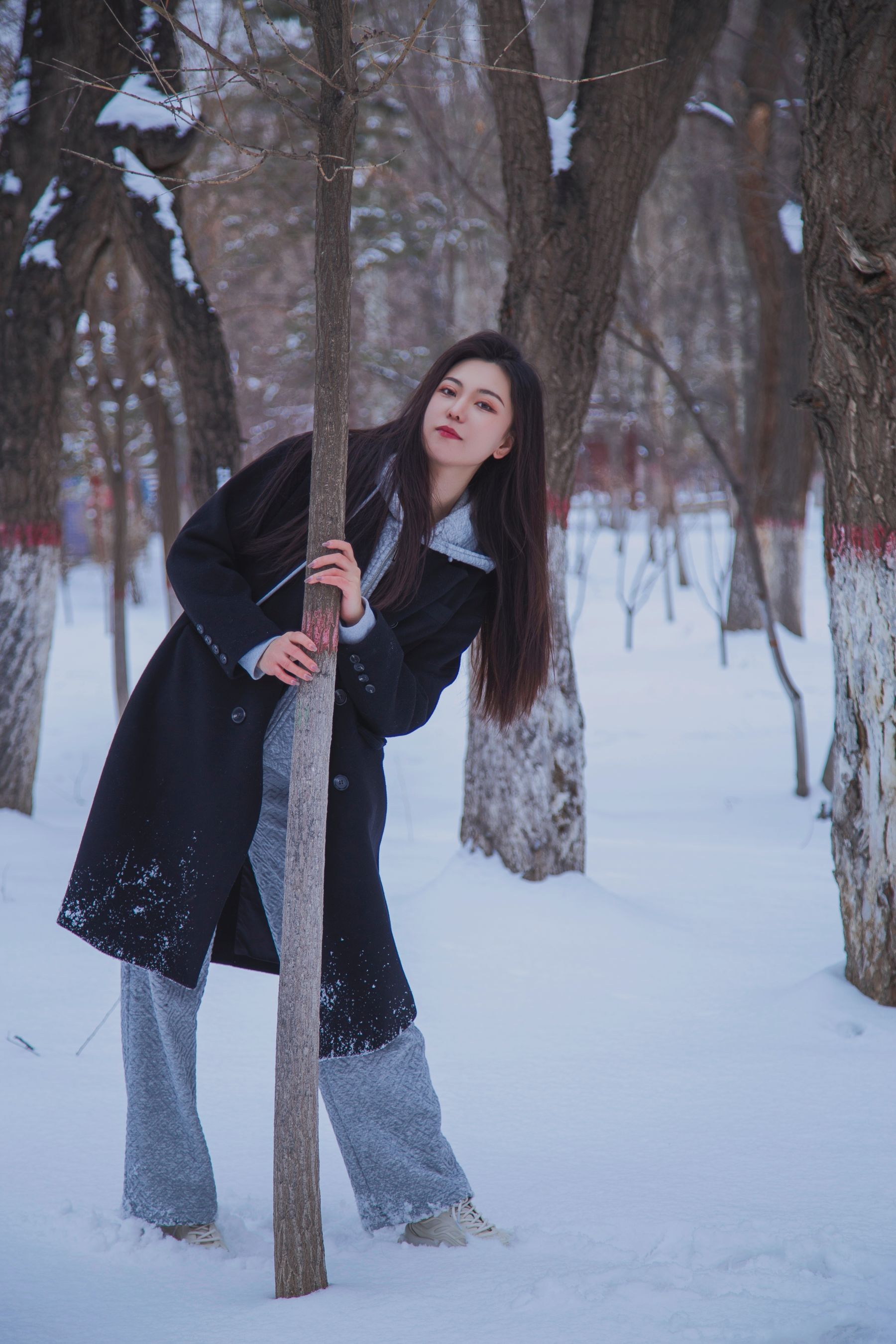 [织梦映像] 踏雪无痕-首次雪景拍摄，天寒地冻/(300P)