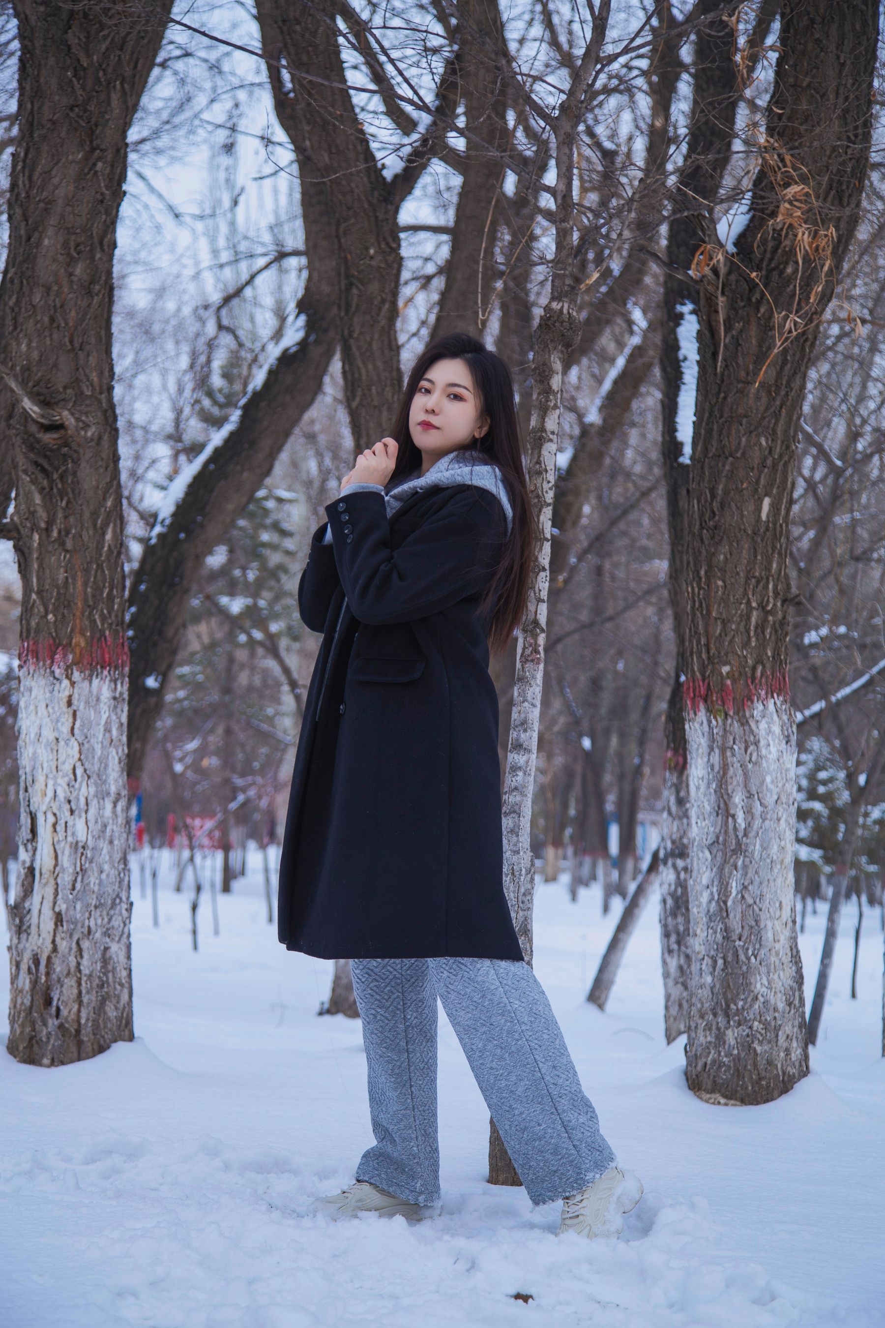 [织梦映像] 踏雪无痕-首次雪景拍摄，天寒地冻/(300P)