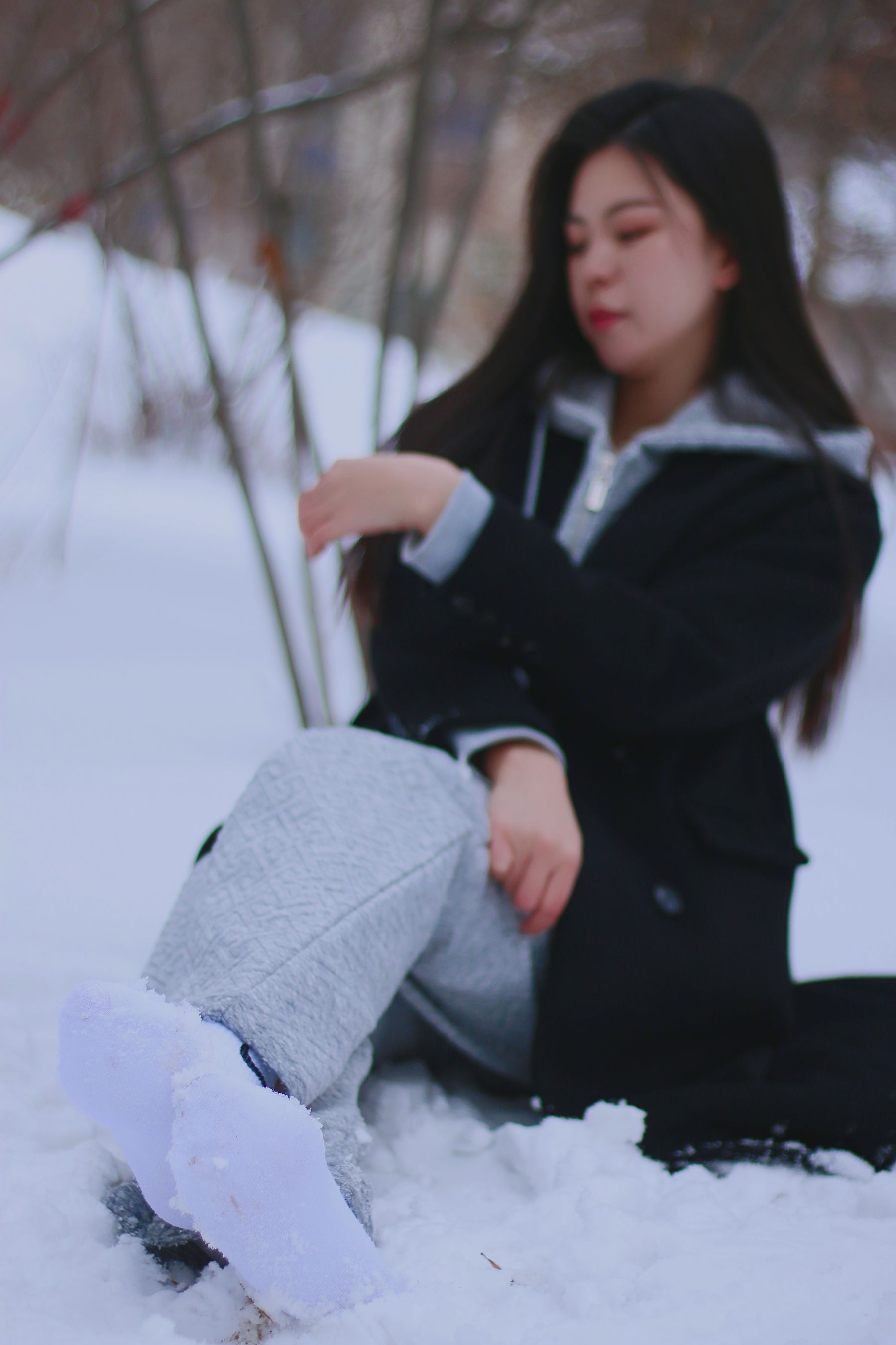 [织梦映像] 踏雪无痕-首次雪景拍摄，天寒地冻/(300P)