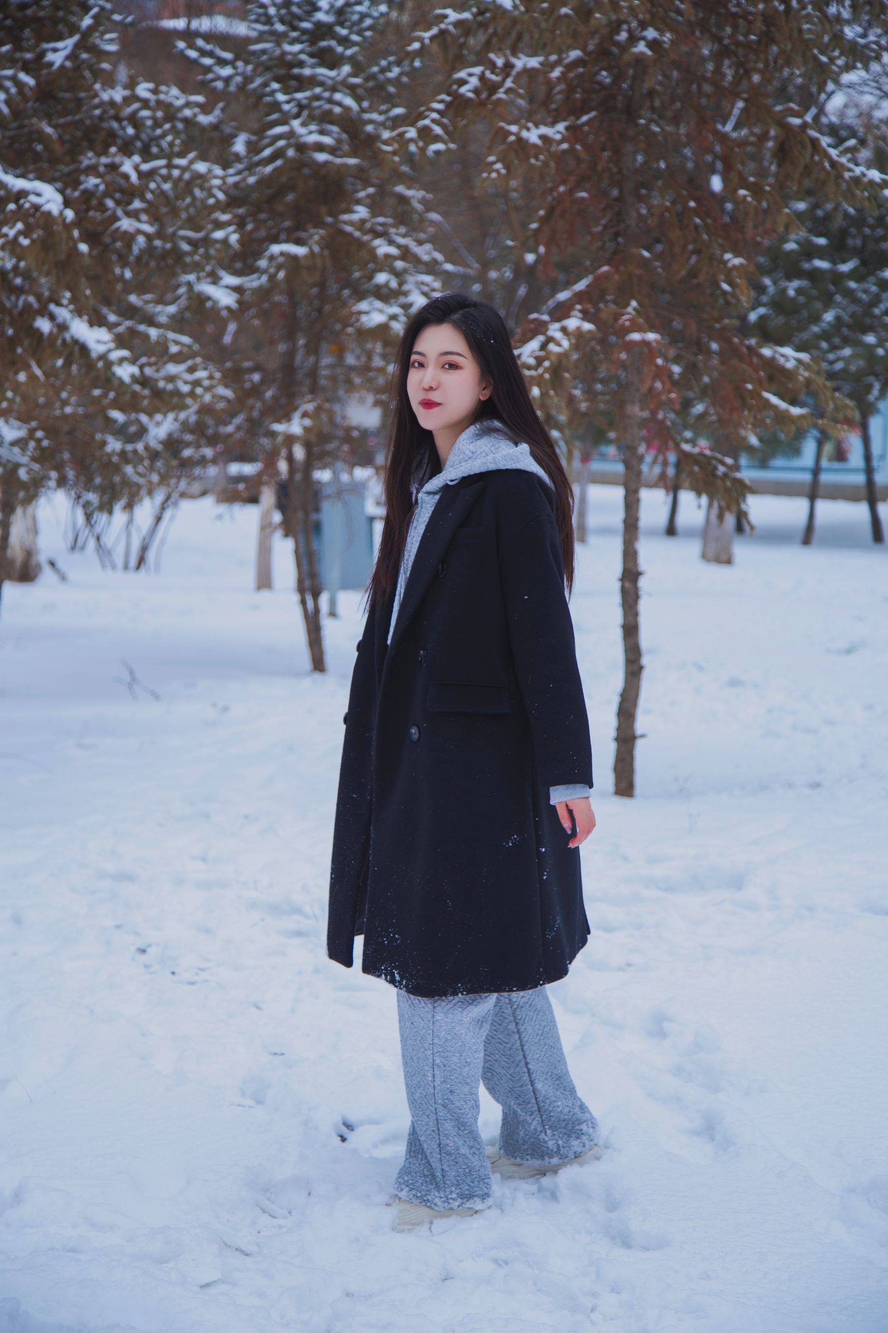 [织梦映像] 踏雪无痕-首次雪景拍摄，天寒地冻/(300P)