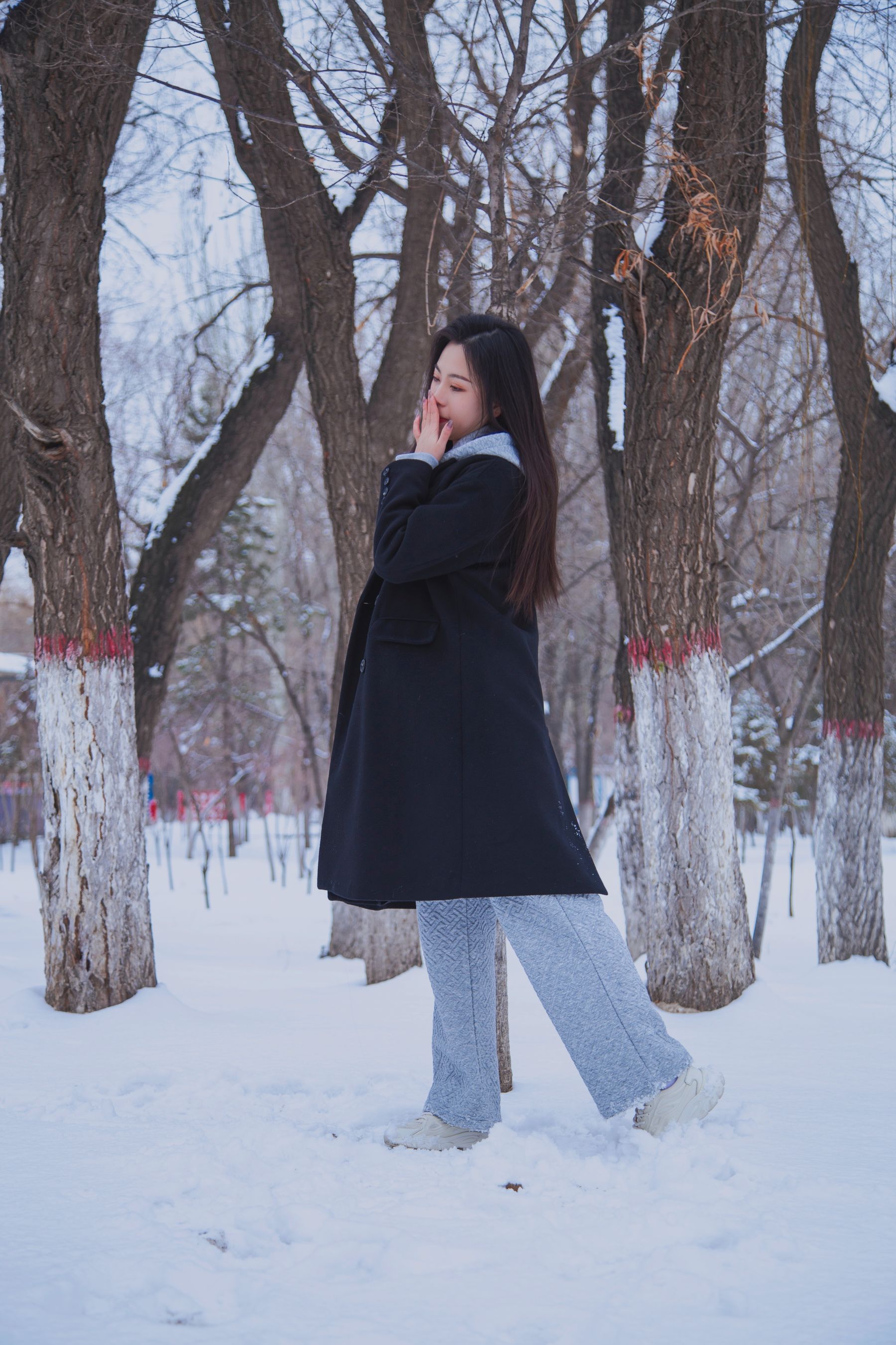 [织梦映像] 踏雪无痕-首次雪景拍摄，天寒地冻/(300P)