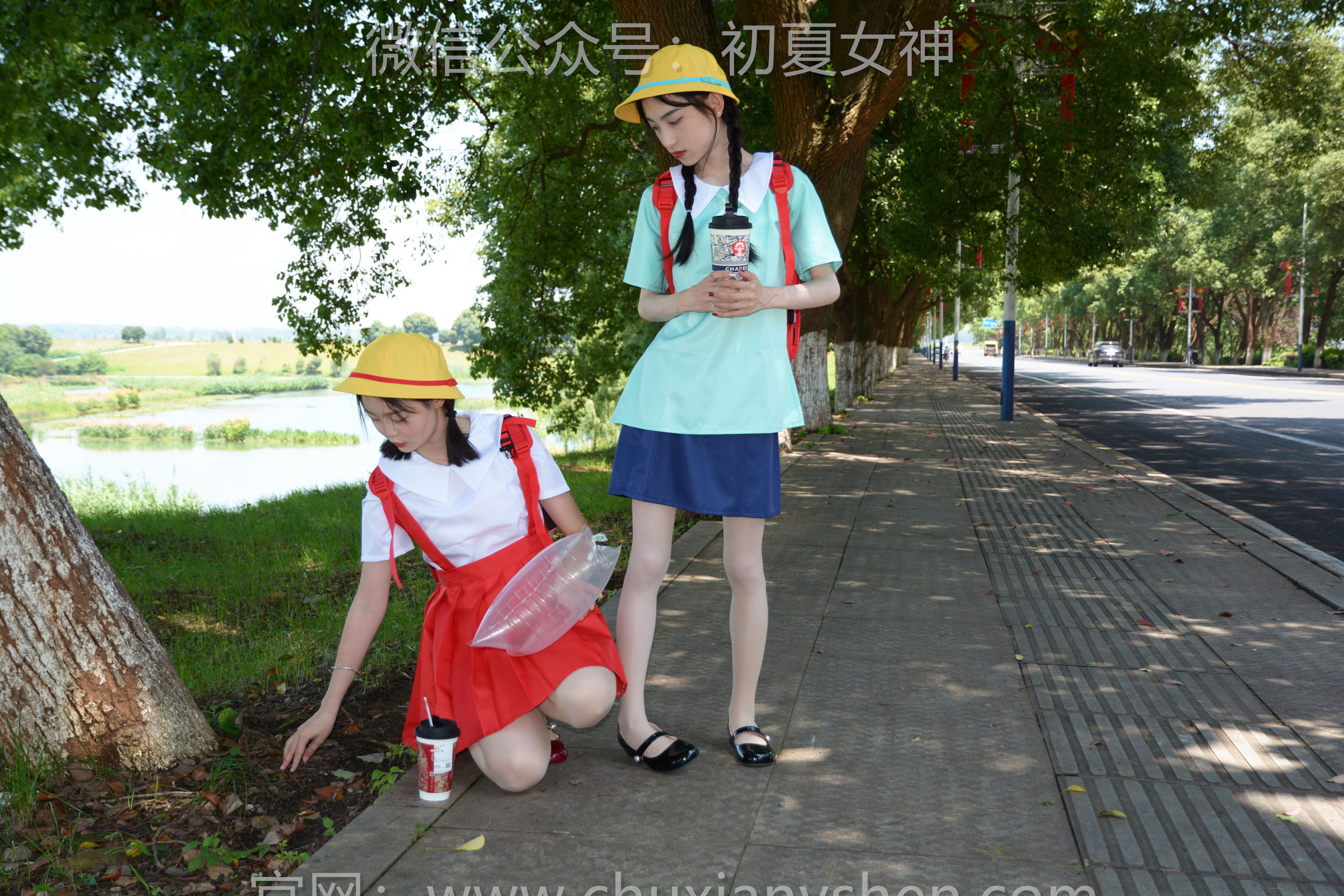 初夏女神 No.260 柒柒&双双 丸子vs小玉/(140P)