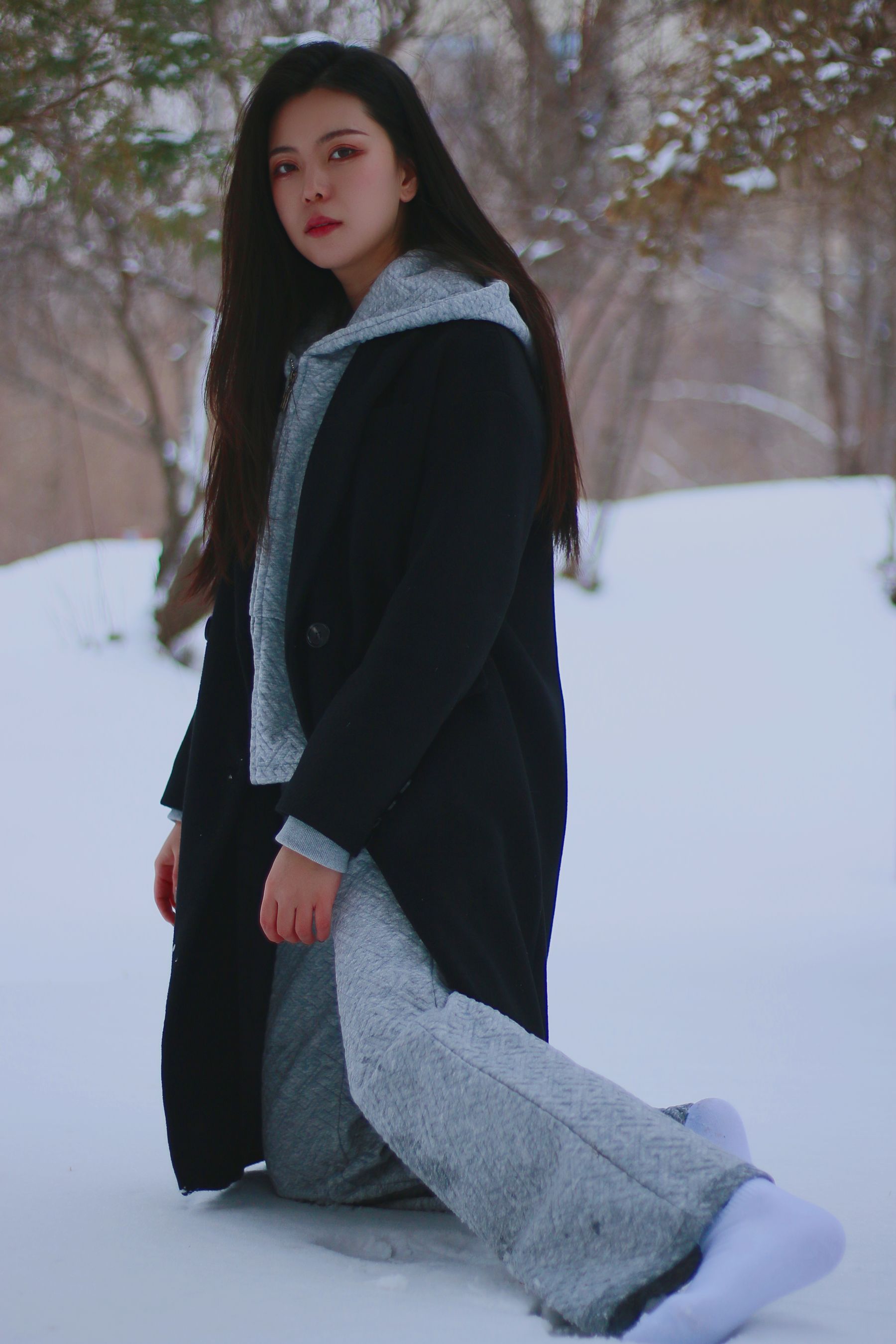 [织梦映像] 踏雪无痕-首次雪景拍摄，天寒地冻/(300P)