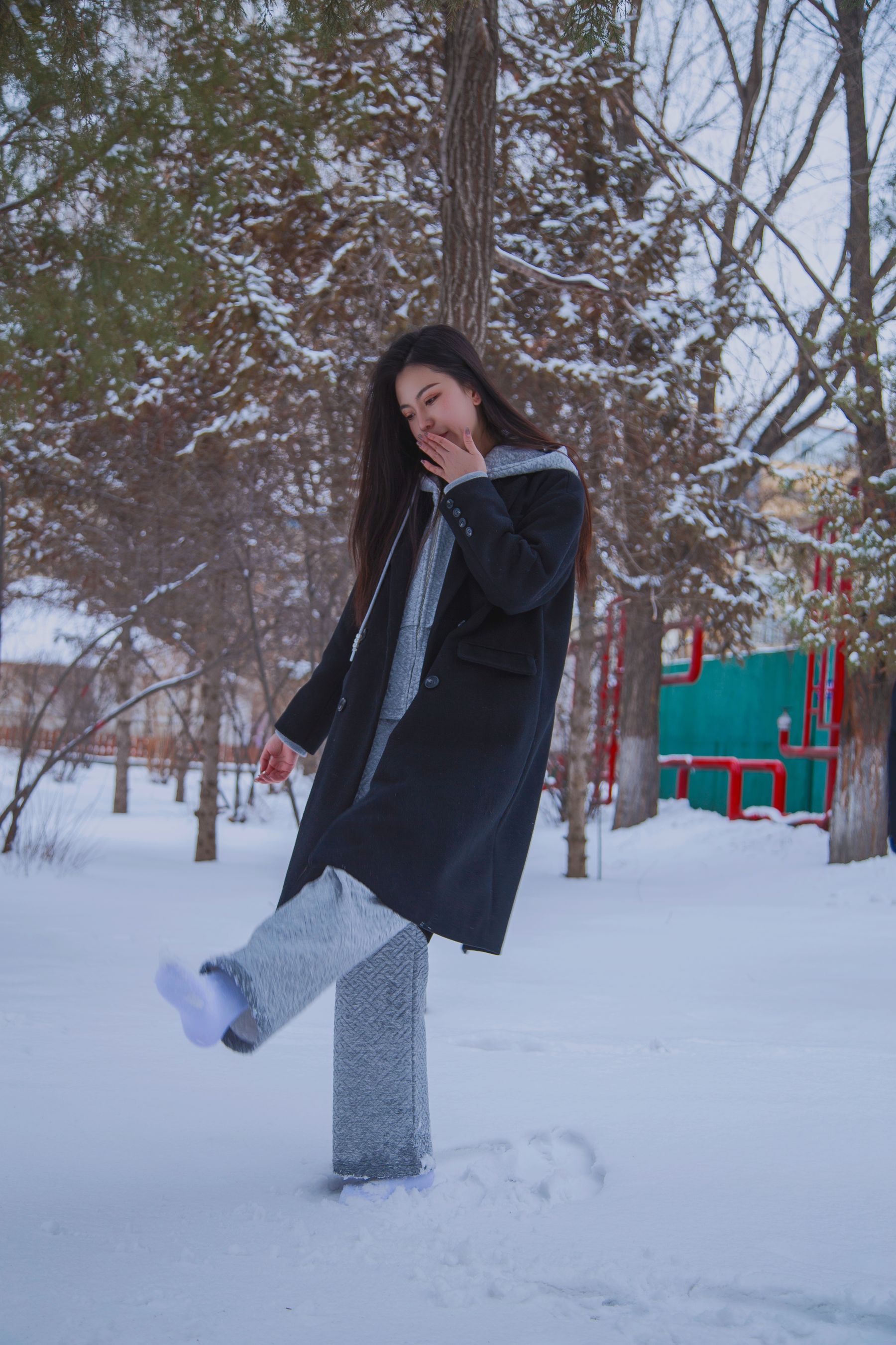 [织梦映像] 踏雪无痕-首次雪景拍摄，天寒地冻/(300P)