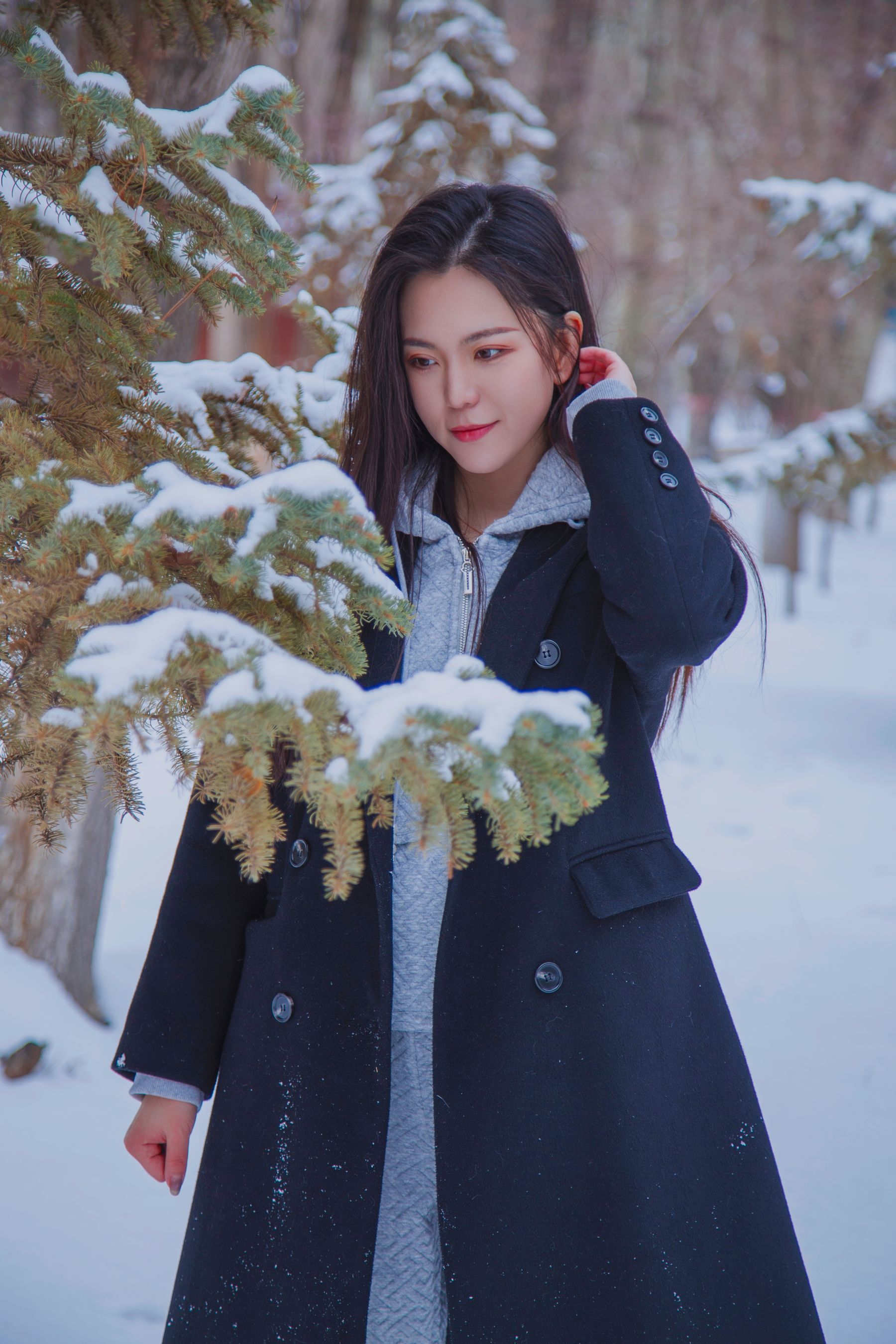 [织梦映像] 踏雪无痕-首次雪景拍摄，天寒地冻/(300P)