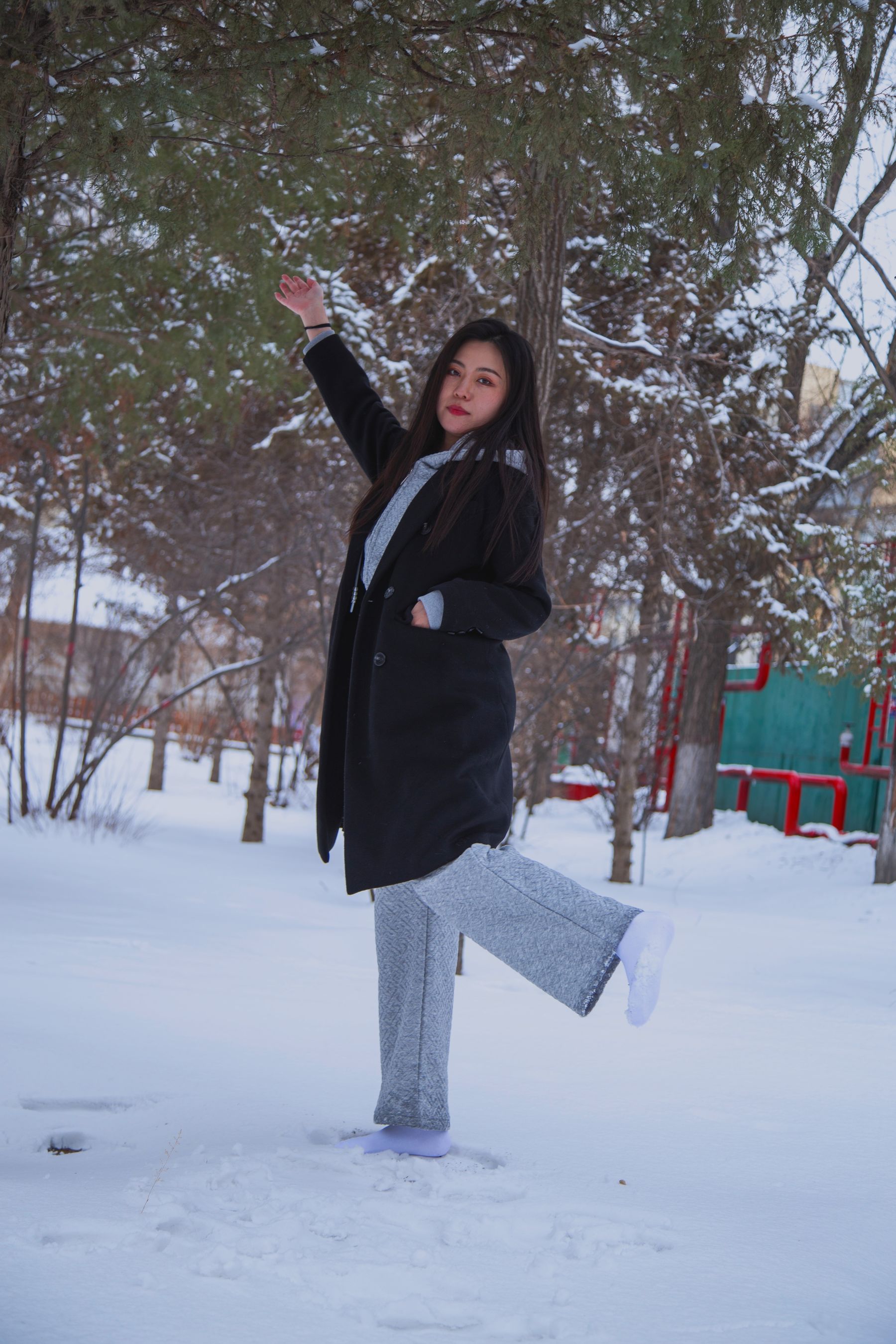 [织梦映像] 踏雪无痕-首次雪景拍摄，天寒地冻/(300P)