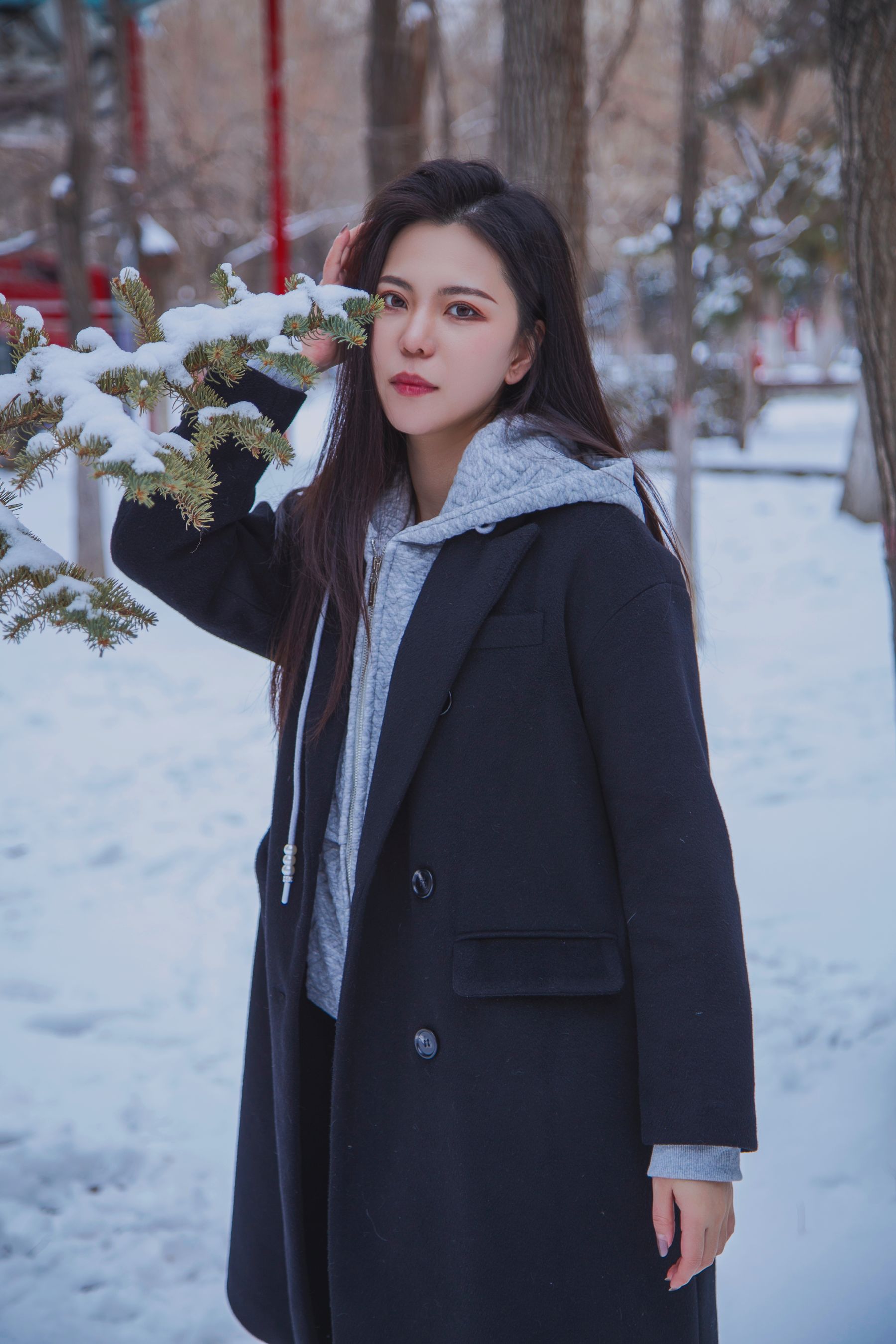 [织梦映像] 踏雪无痕-首次雪景拍摄，天寒地冻/(300P)