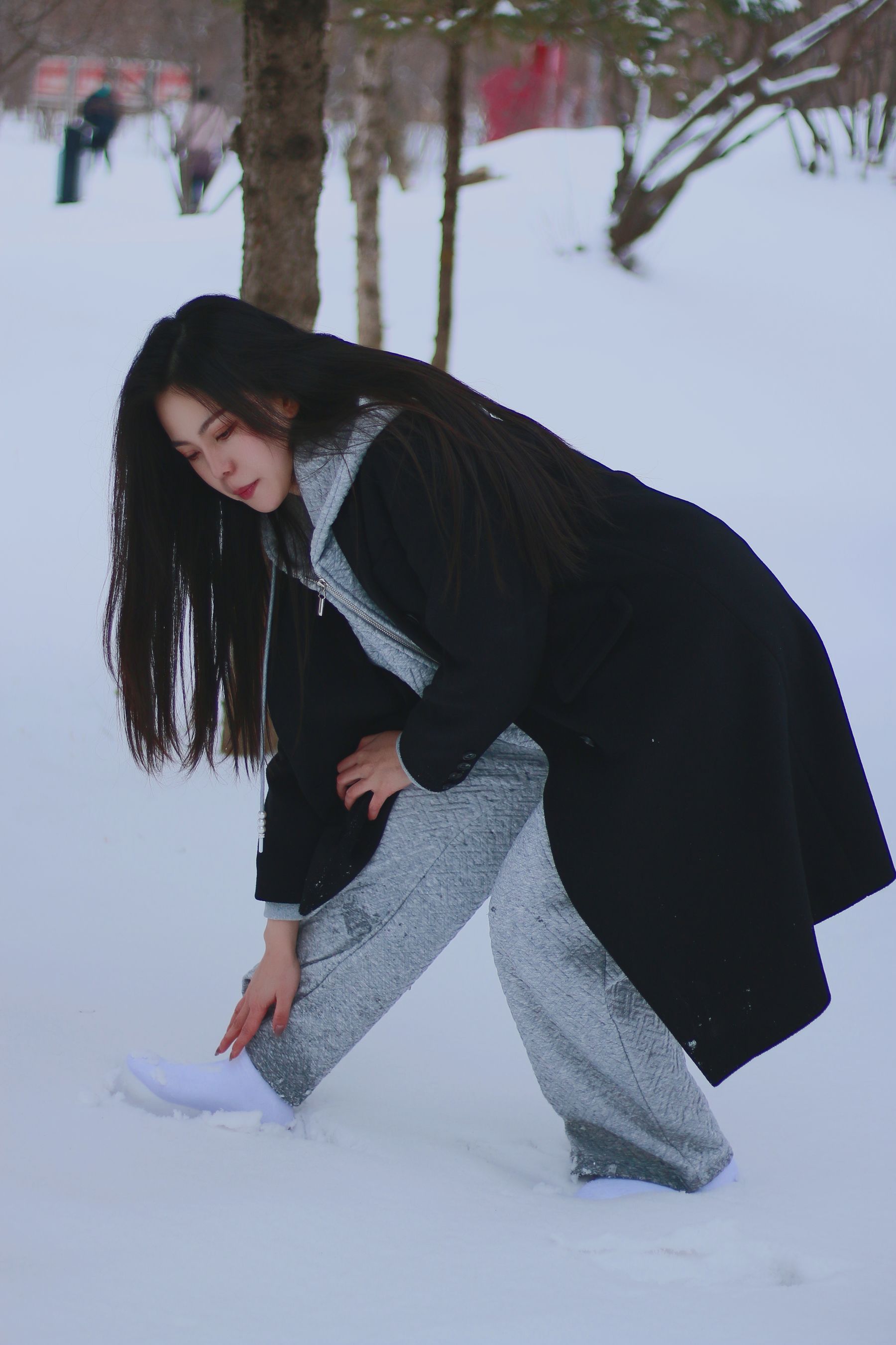 [织梦映像] 踏雪无痕-首次雪景拍摄，天寒地冻/(300P)