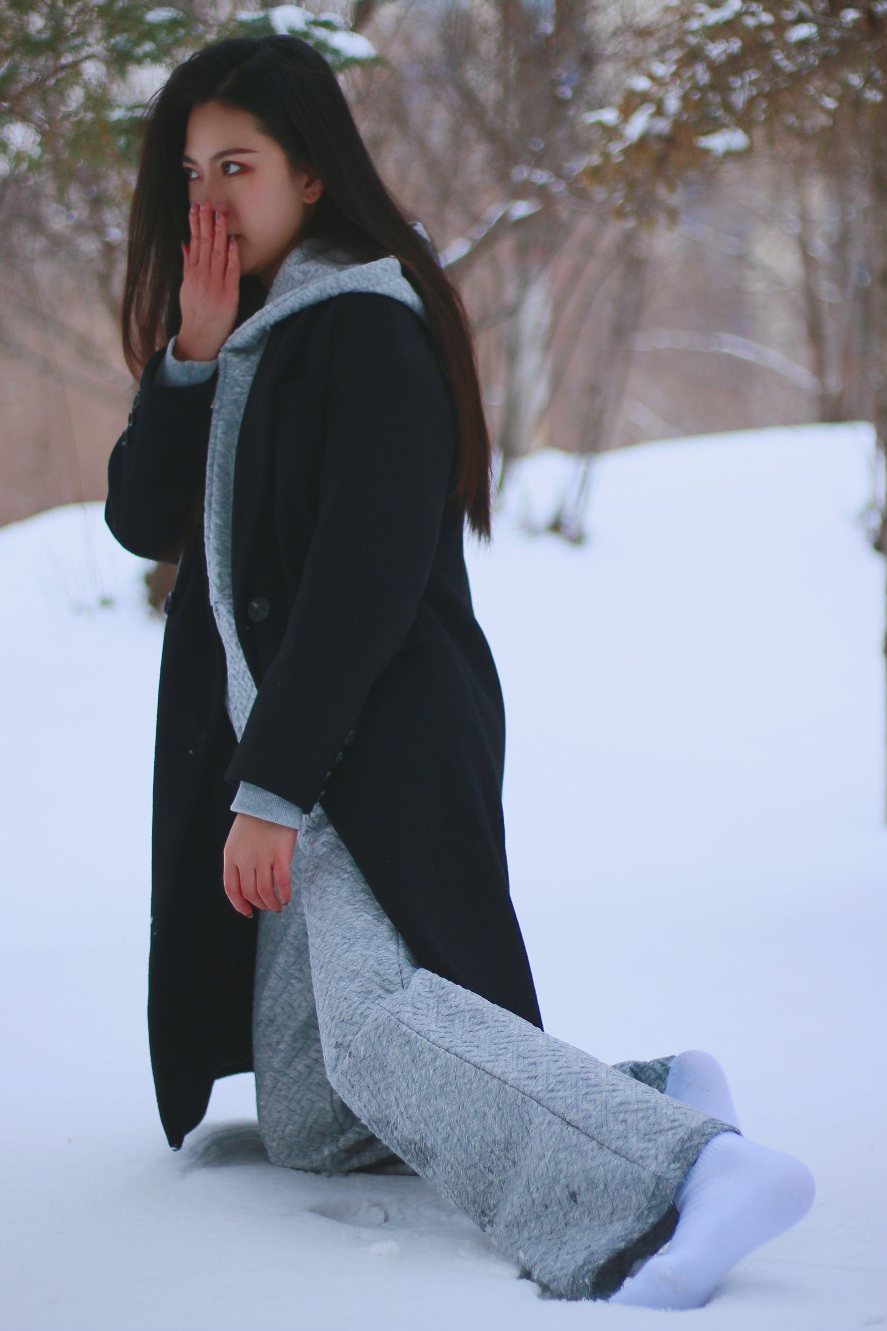 [织梦映像] 踏雪无痕-首次雪景拍摄，天寒地冻/(300P)