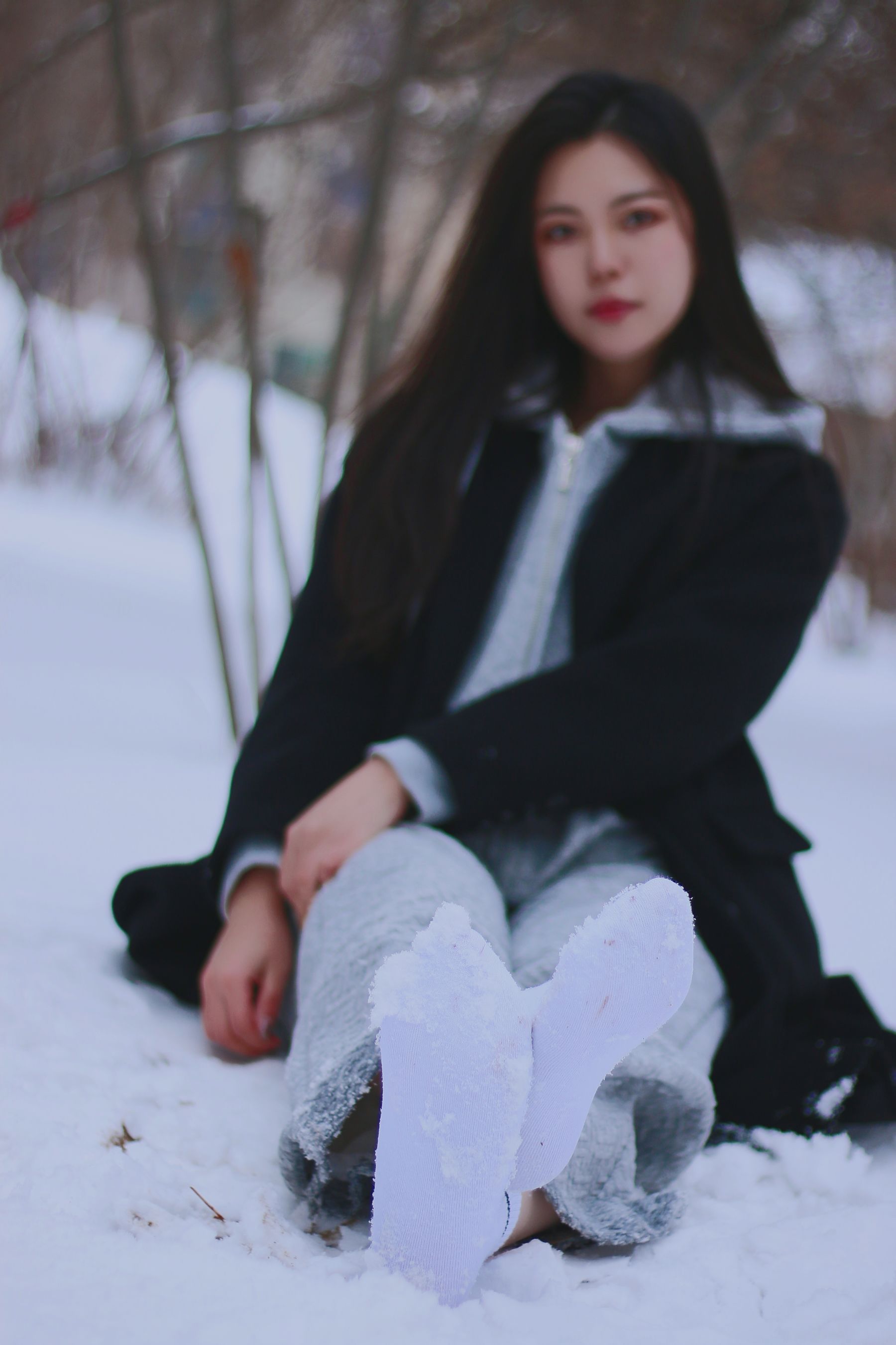 [织梦映像] 踏雪无痕-首次雪景拍摄，天寒地冻/(300P)