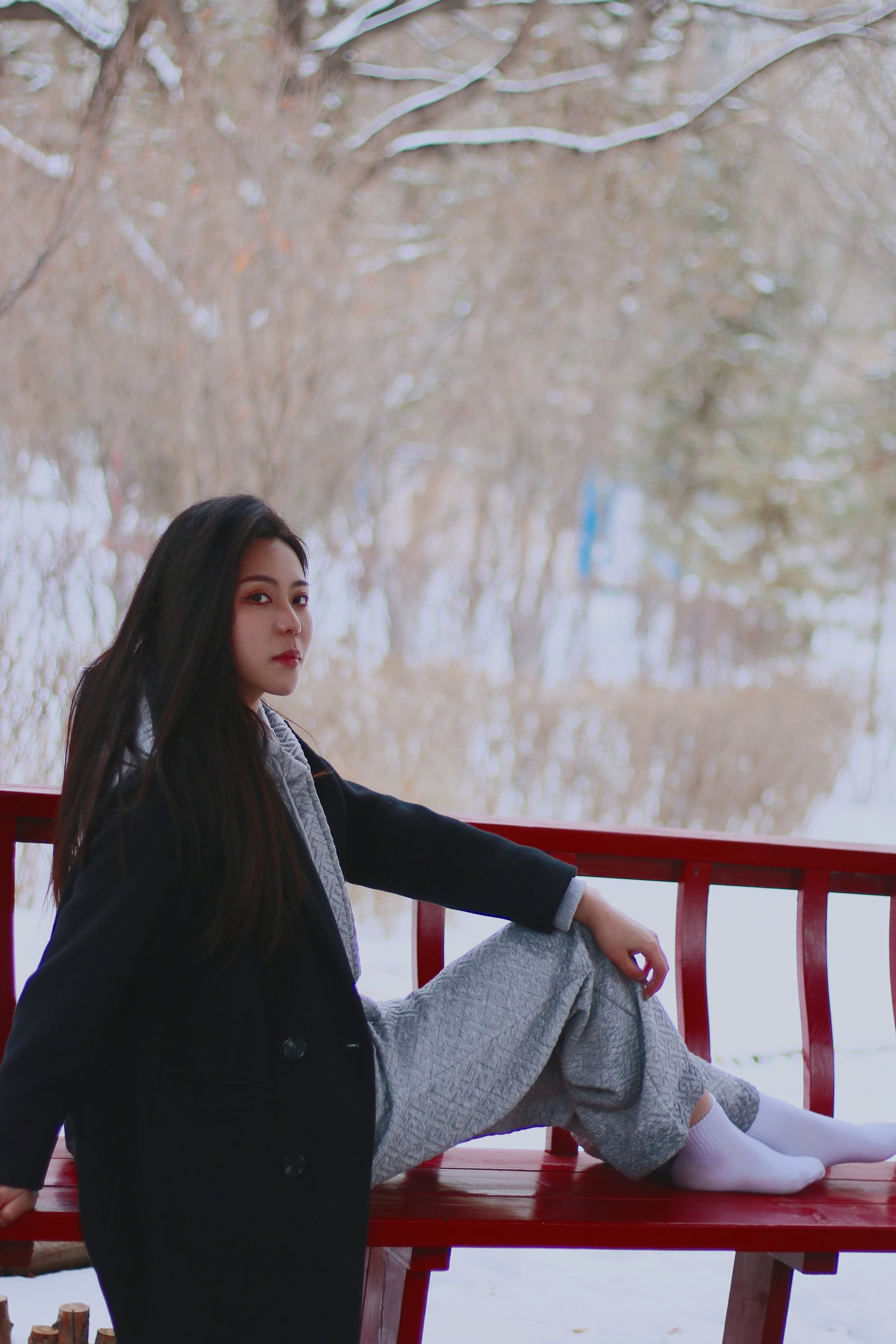 [织梦映像] 踏雪无痕-首次雪景拍摄，天寒地冻/(300P)