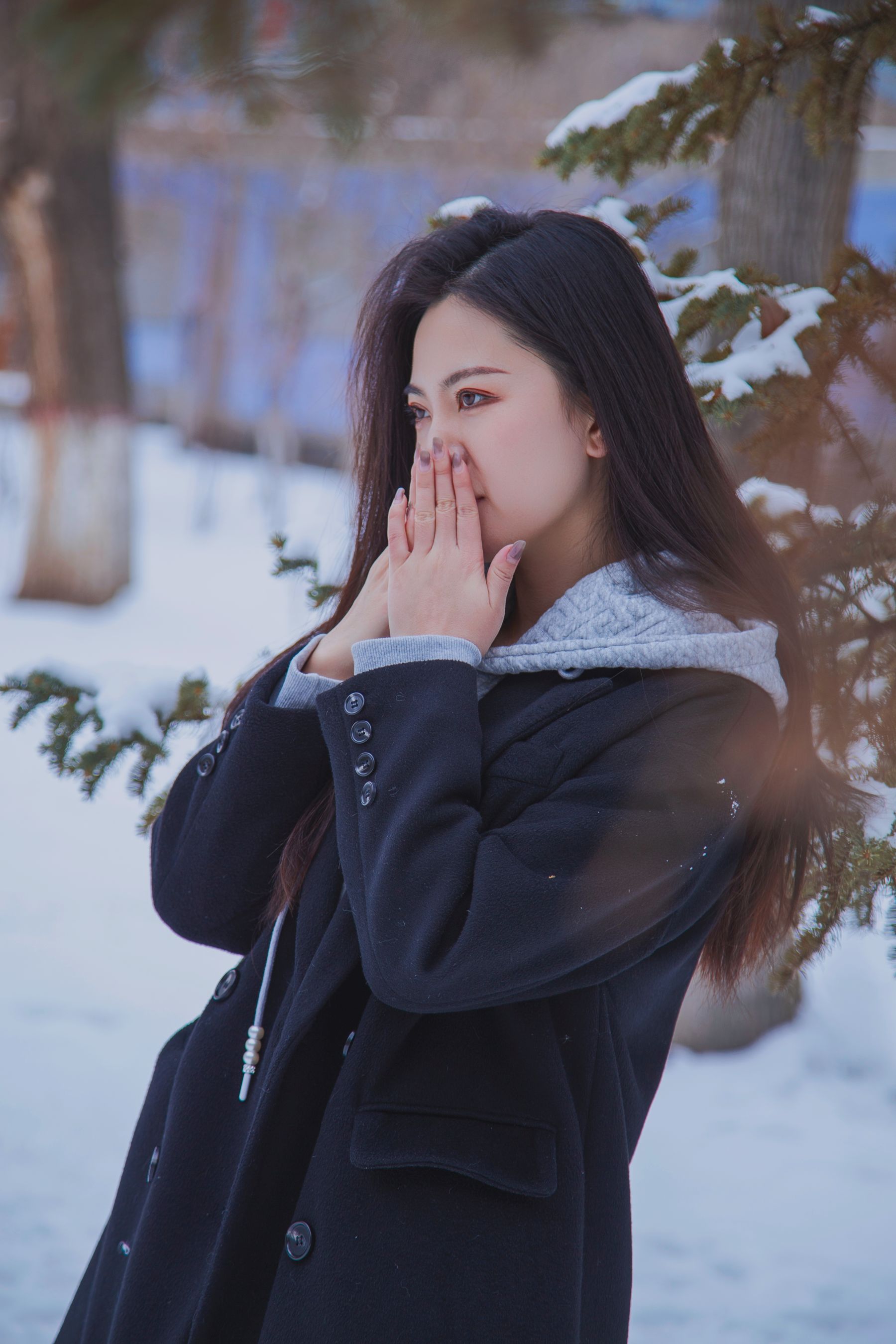 [织梦映像] 踏雪无痕-首次雪景拍摄，天寒地冻/(300P)