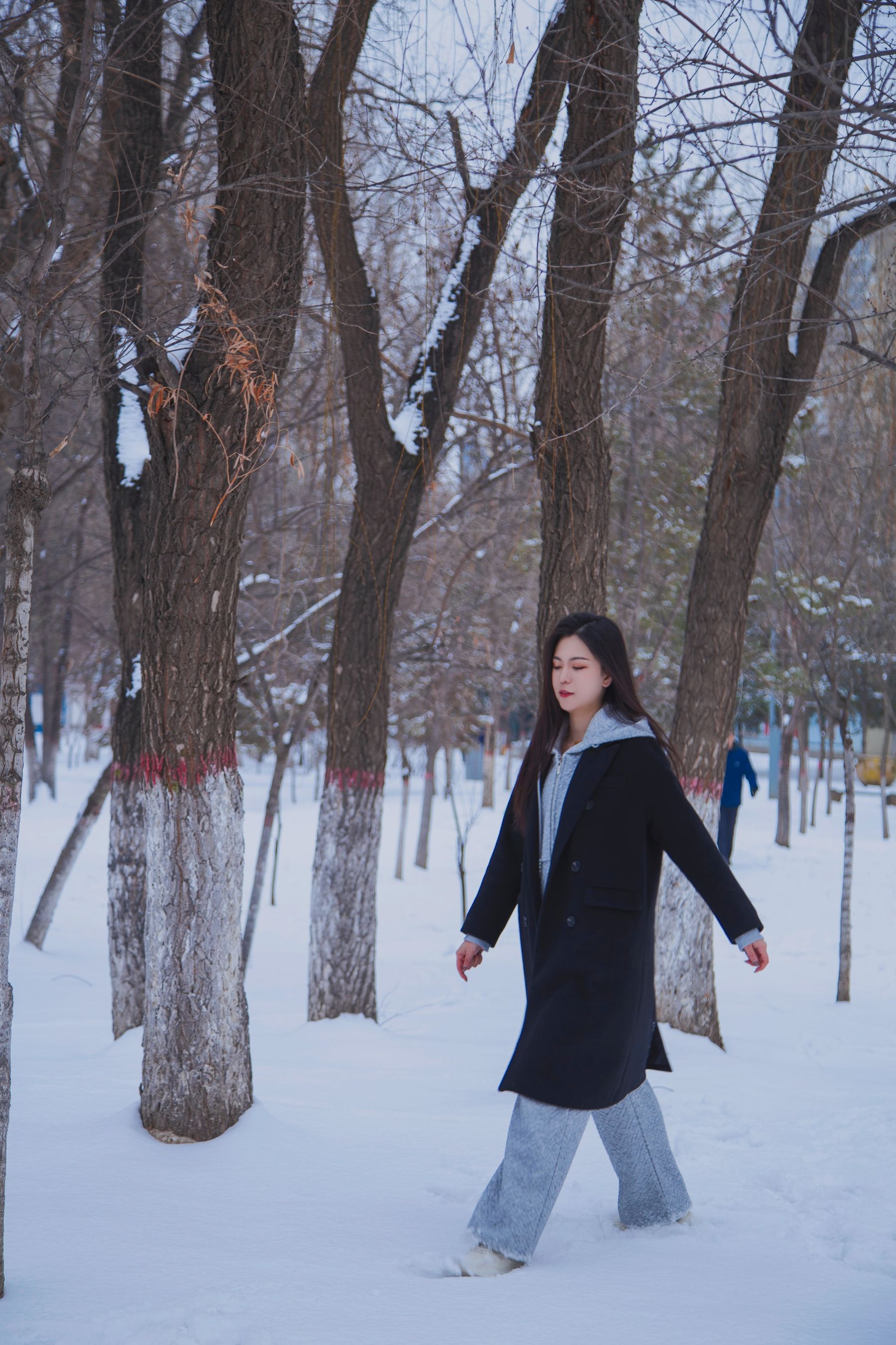 [织梦映像] 踏雪无痕-首次雪景拍摄，天寒地冻/(300P)