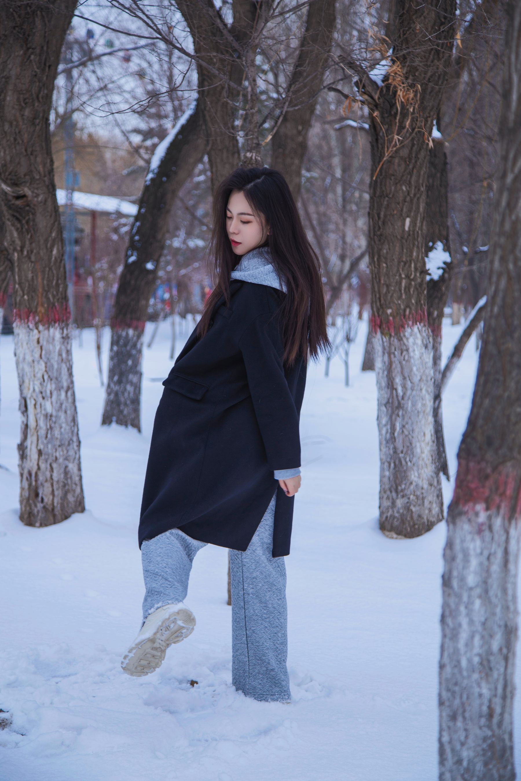 [织梦映像] 踏雪无痕-首次雪景拍摄，天寒地冻/(300P)