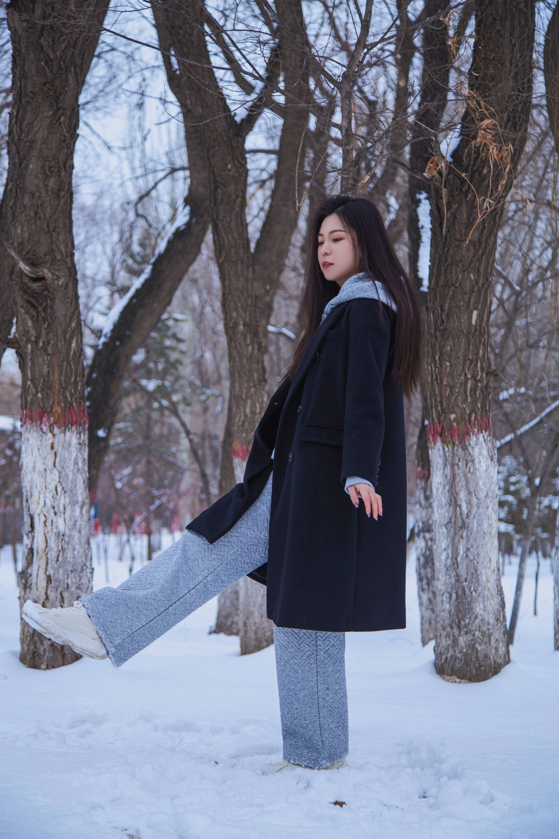 [织梦映像] 踏雪无痕-首次雪景拍摄，天寒地冻/(300P)