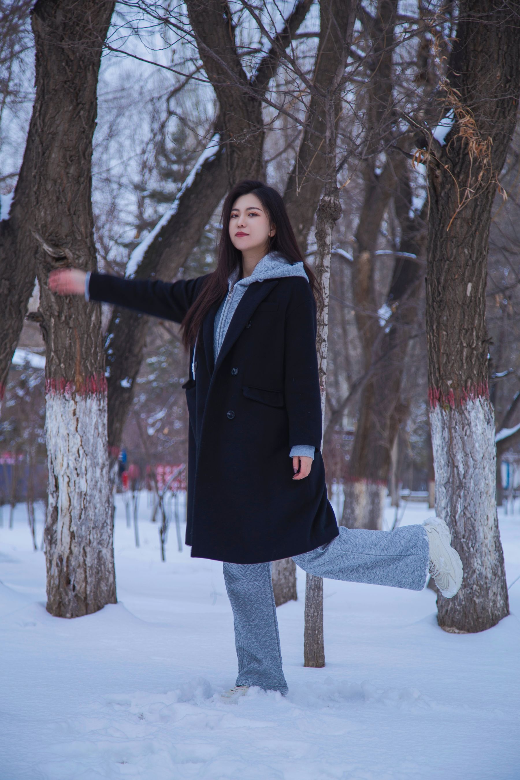 [织梦映像] 踏雪无痕-首次雪景拍摄，天寒地冻/(300P)