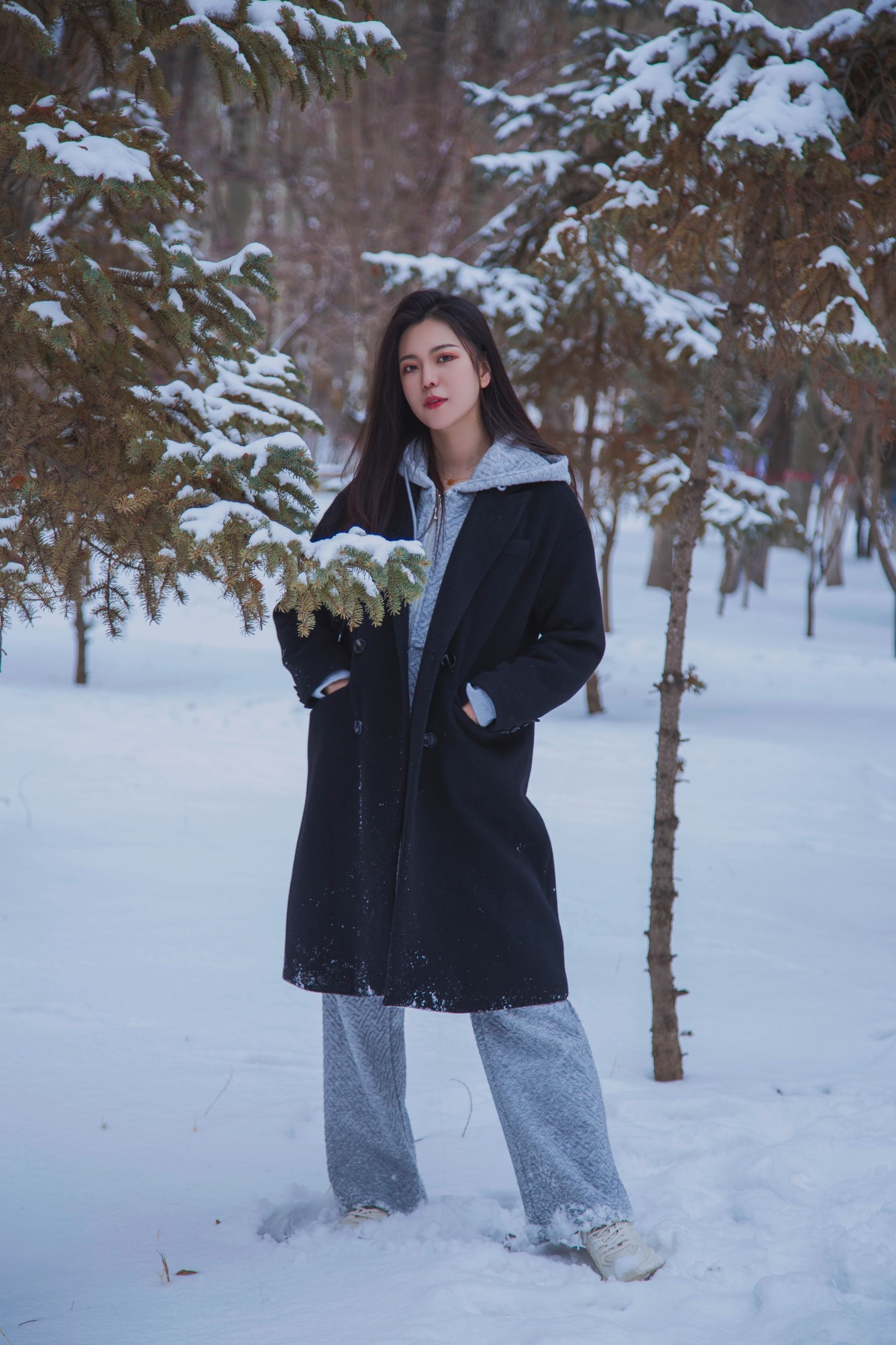 [织梦映像] 踏雪无痕-首次雪景拍摄，天寒地冻/(300P)