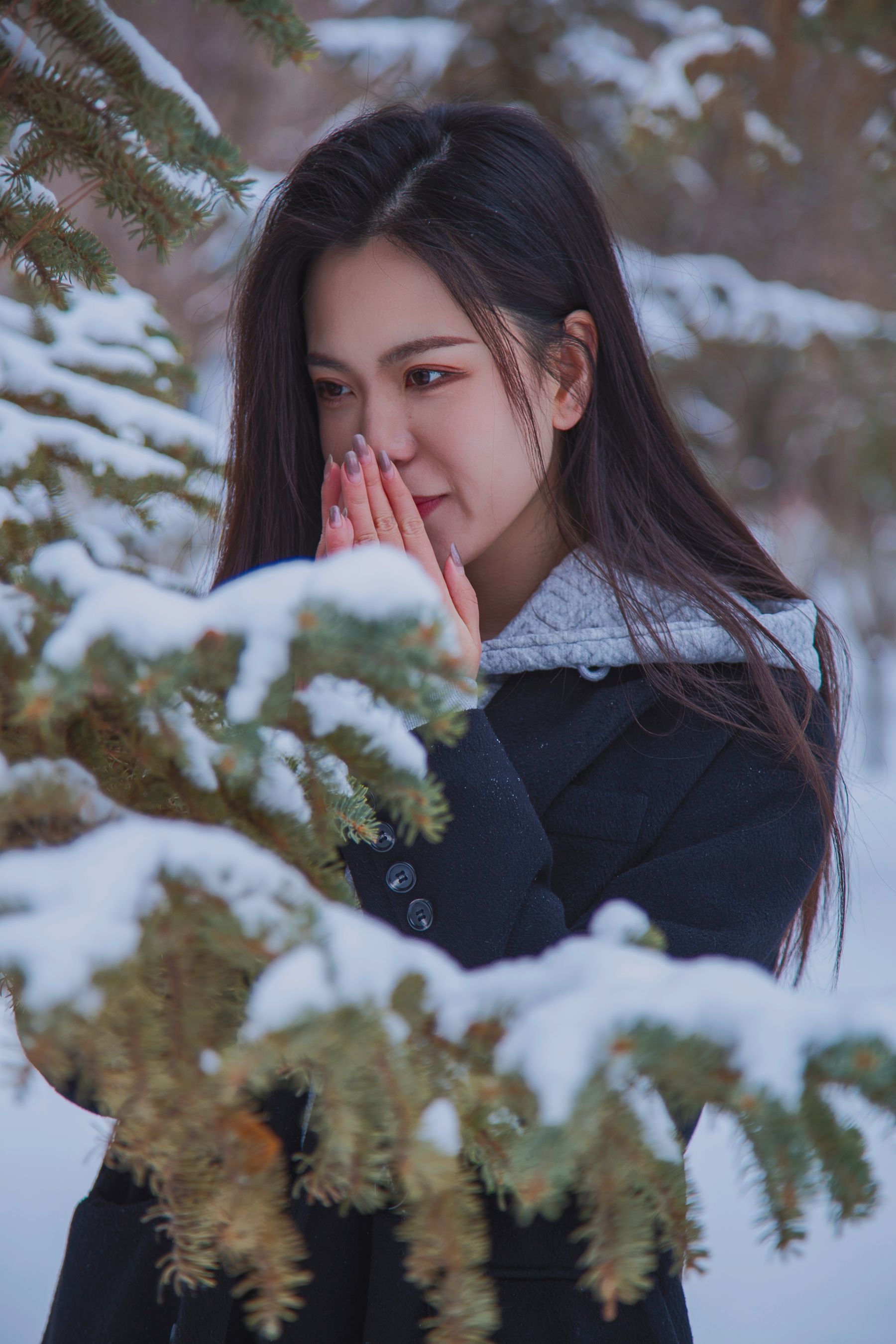 [织梦映像] 踏雪无痕-首次雪景拍摄，天寒地冻/(300P)