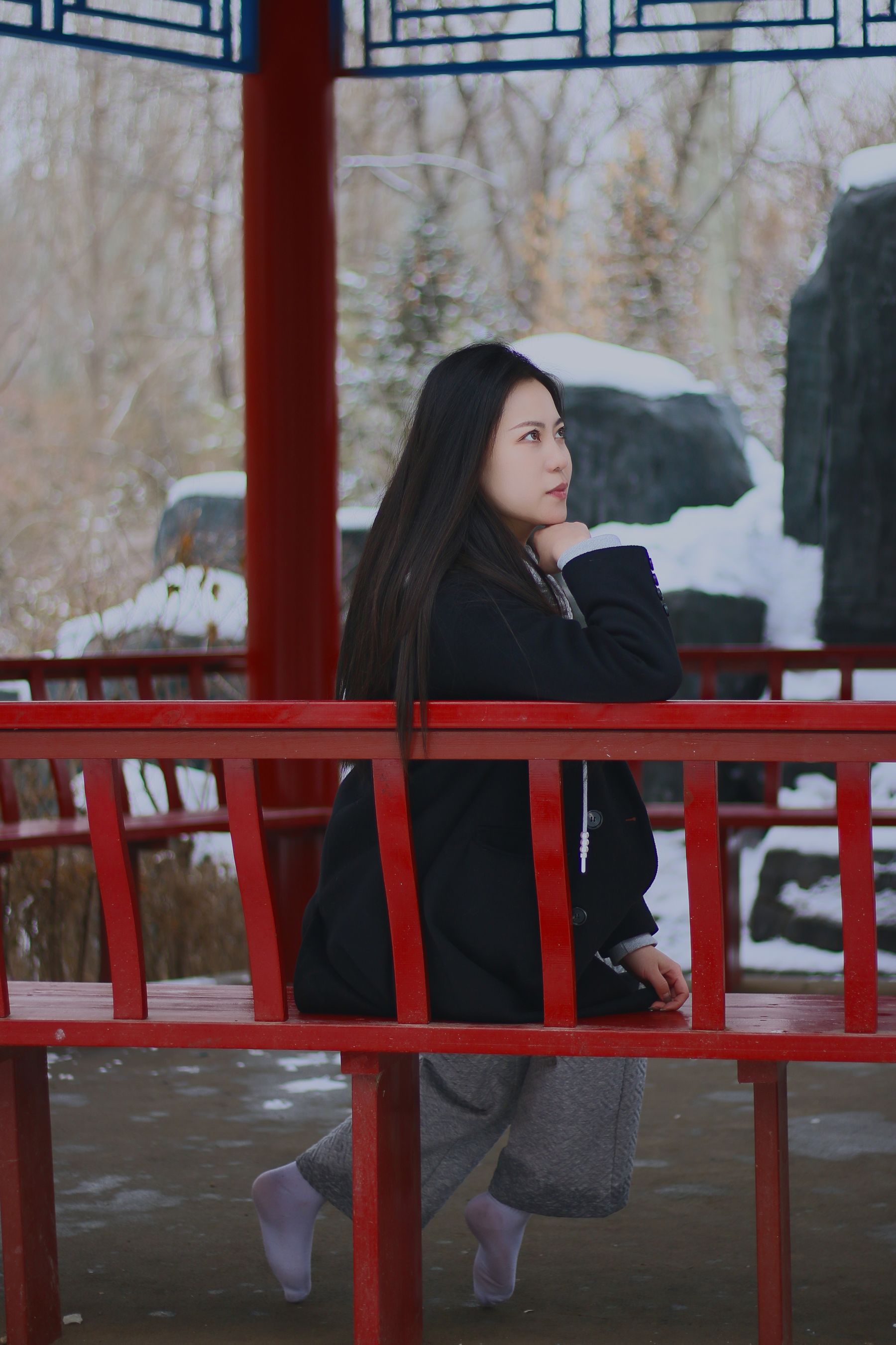 [织梦映像] 踏雪无痕-首次雪景拍摄，天寒地冻/(300P)