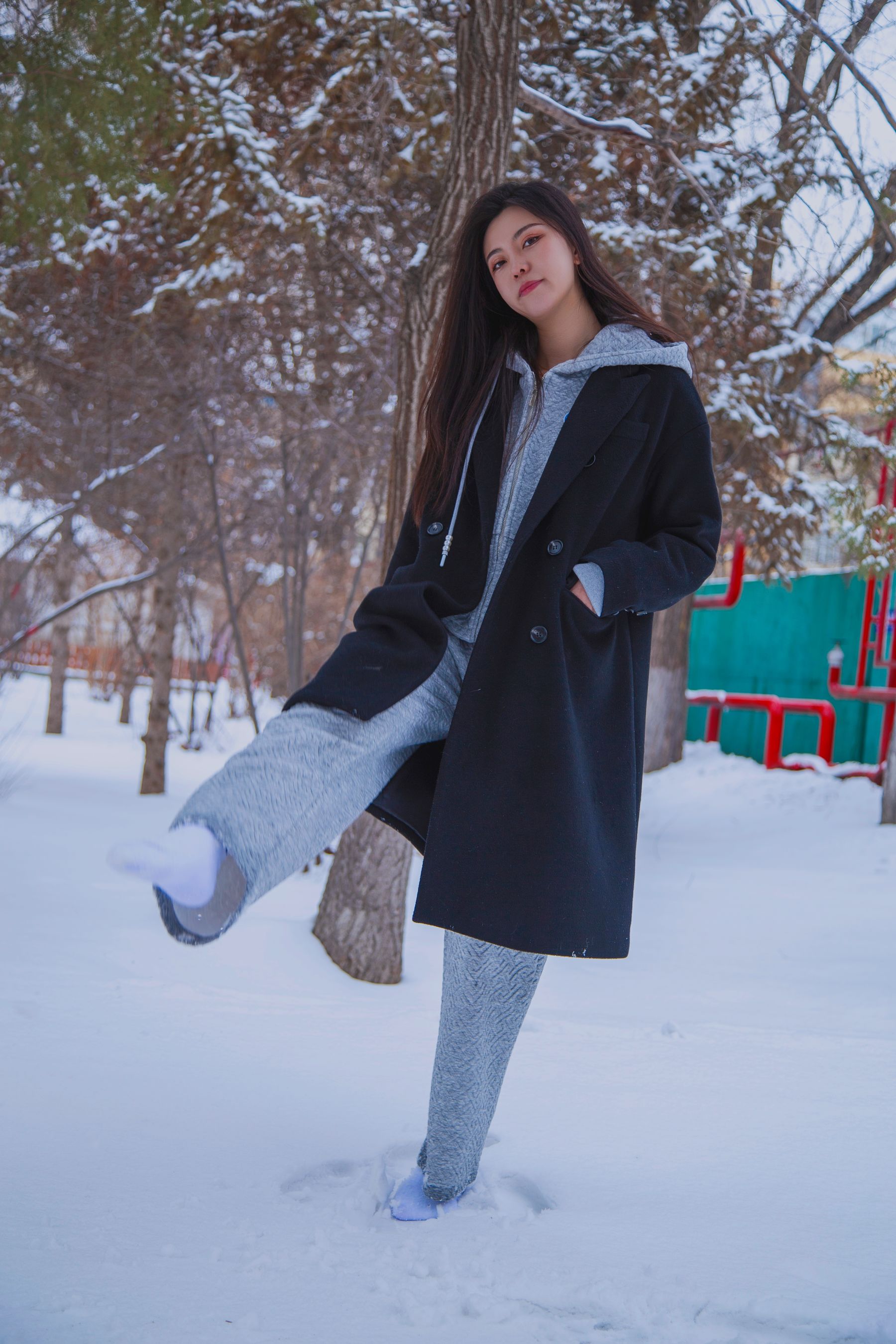 [织梦映像] 踏雪无痕-首次雪景拍摄，天寒地冻/(300P)