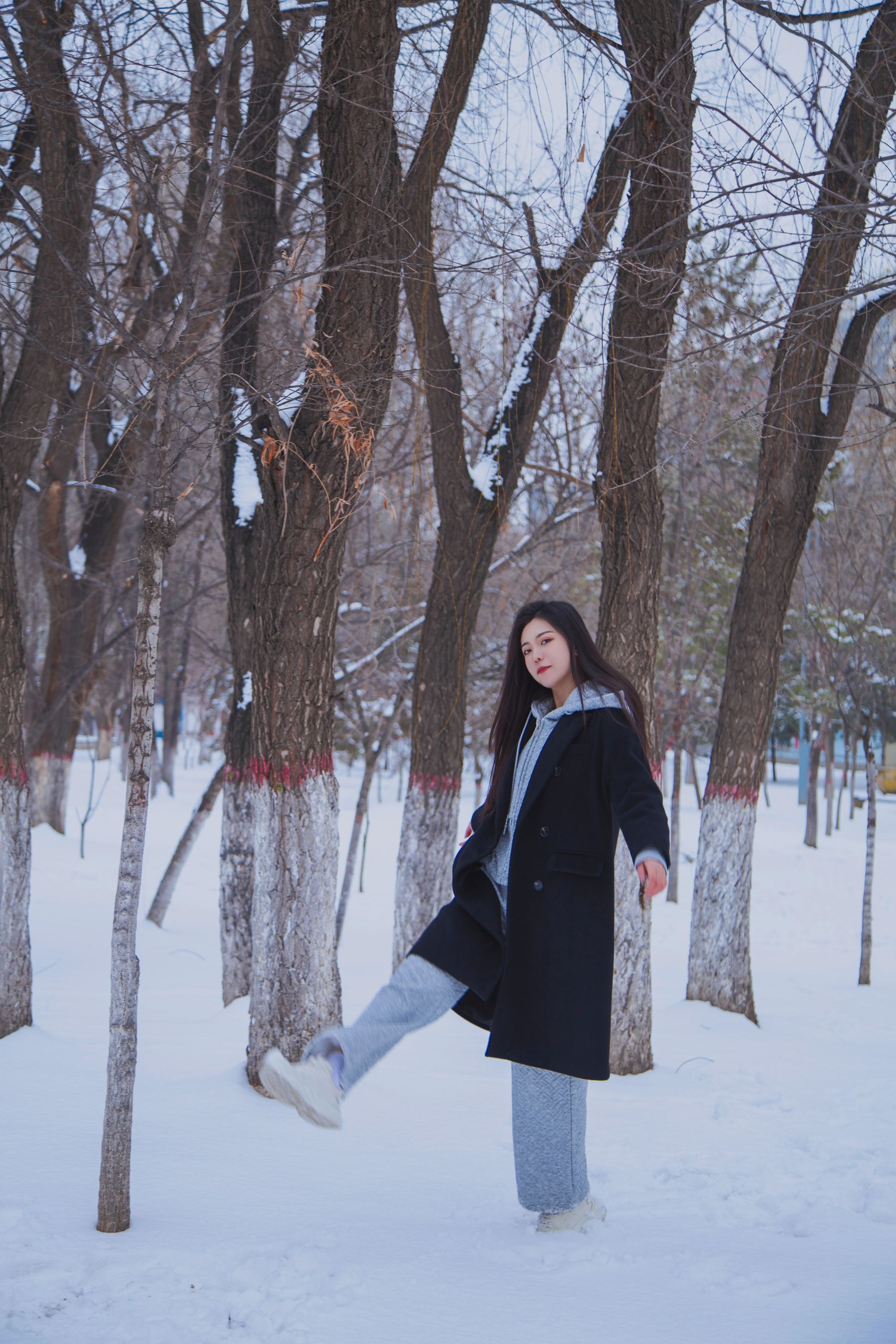 [织梦映像] 踏雪无痕-首次雪景拍摄，天寒地冻/(300P)