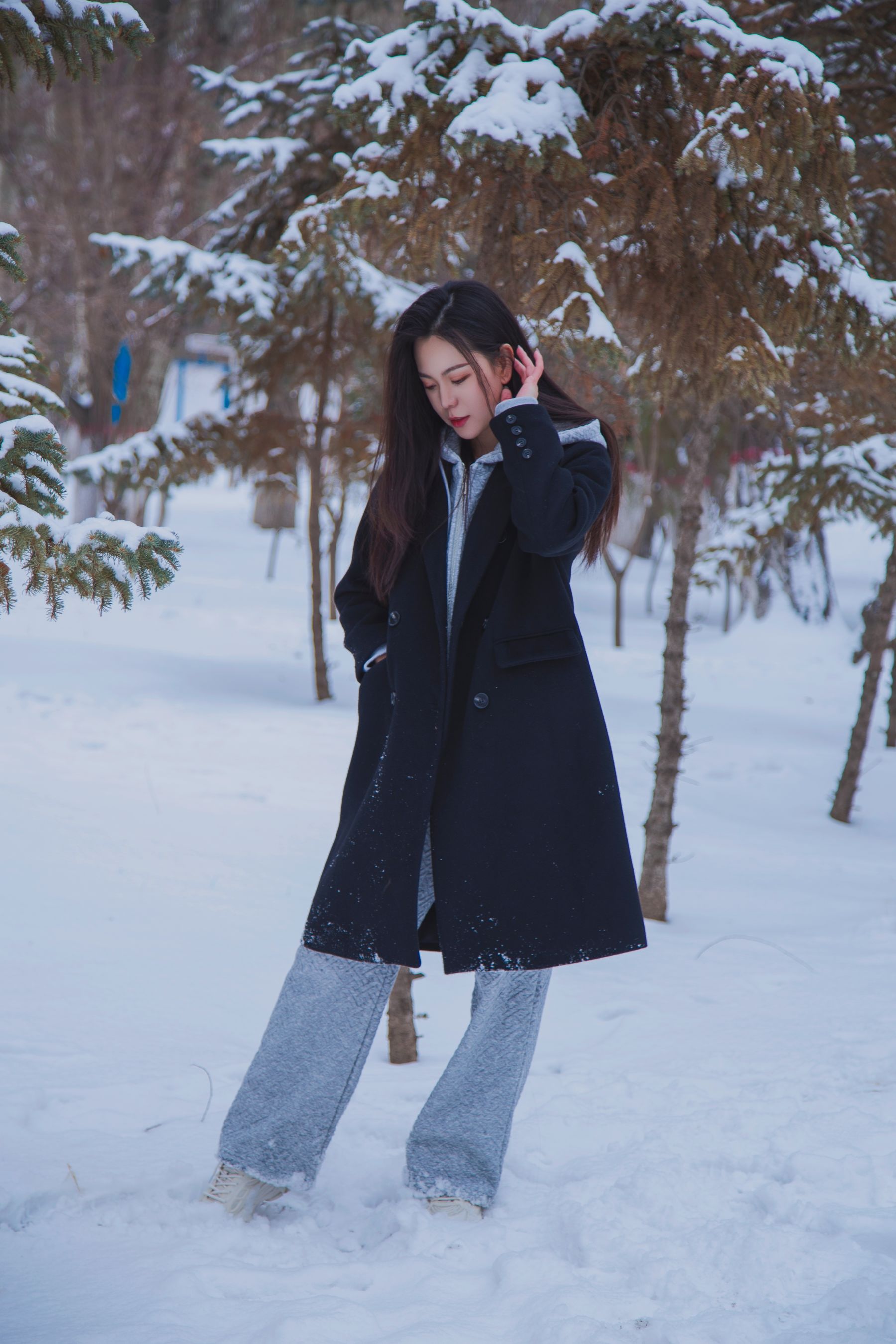 [织梦映像] 踏雪无痕-首次雪景拍摄，天寒地冻/(300P)