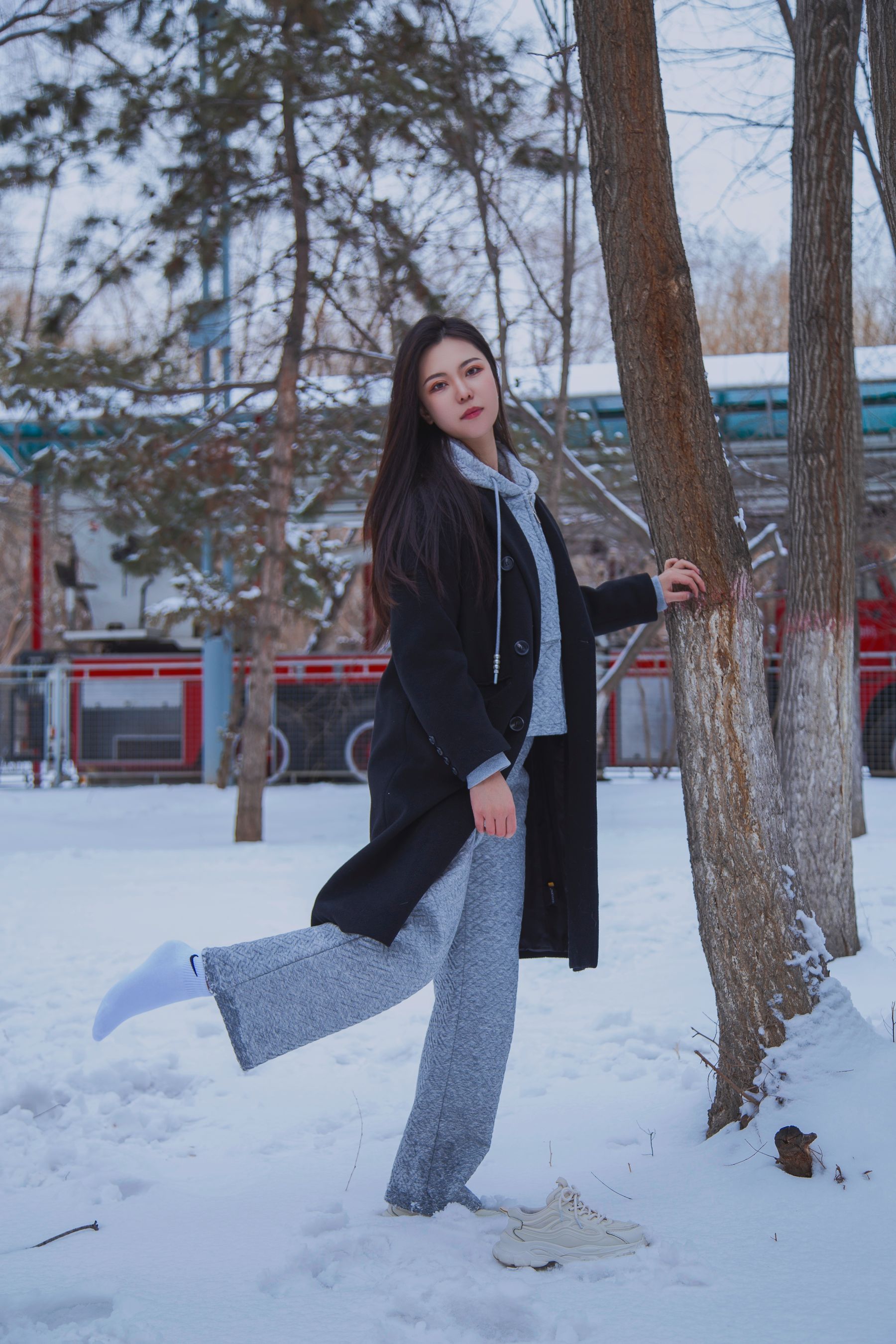 [织梦映像] 踏雪无痕-首次雪景拍摄，天寒地冻/(300P)