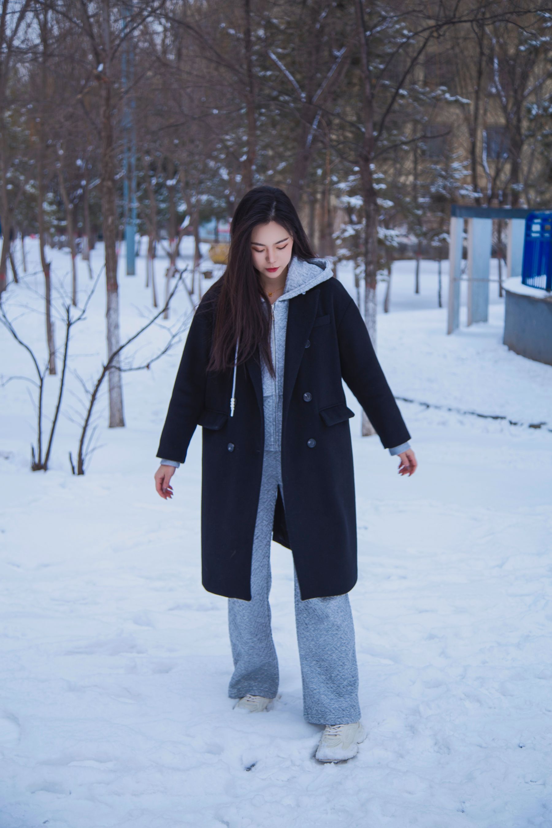 [织梦映像] 踏雪无痕-首次雪景拍摄，天寒地冻/(300P)