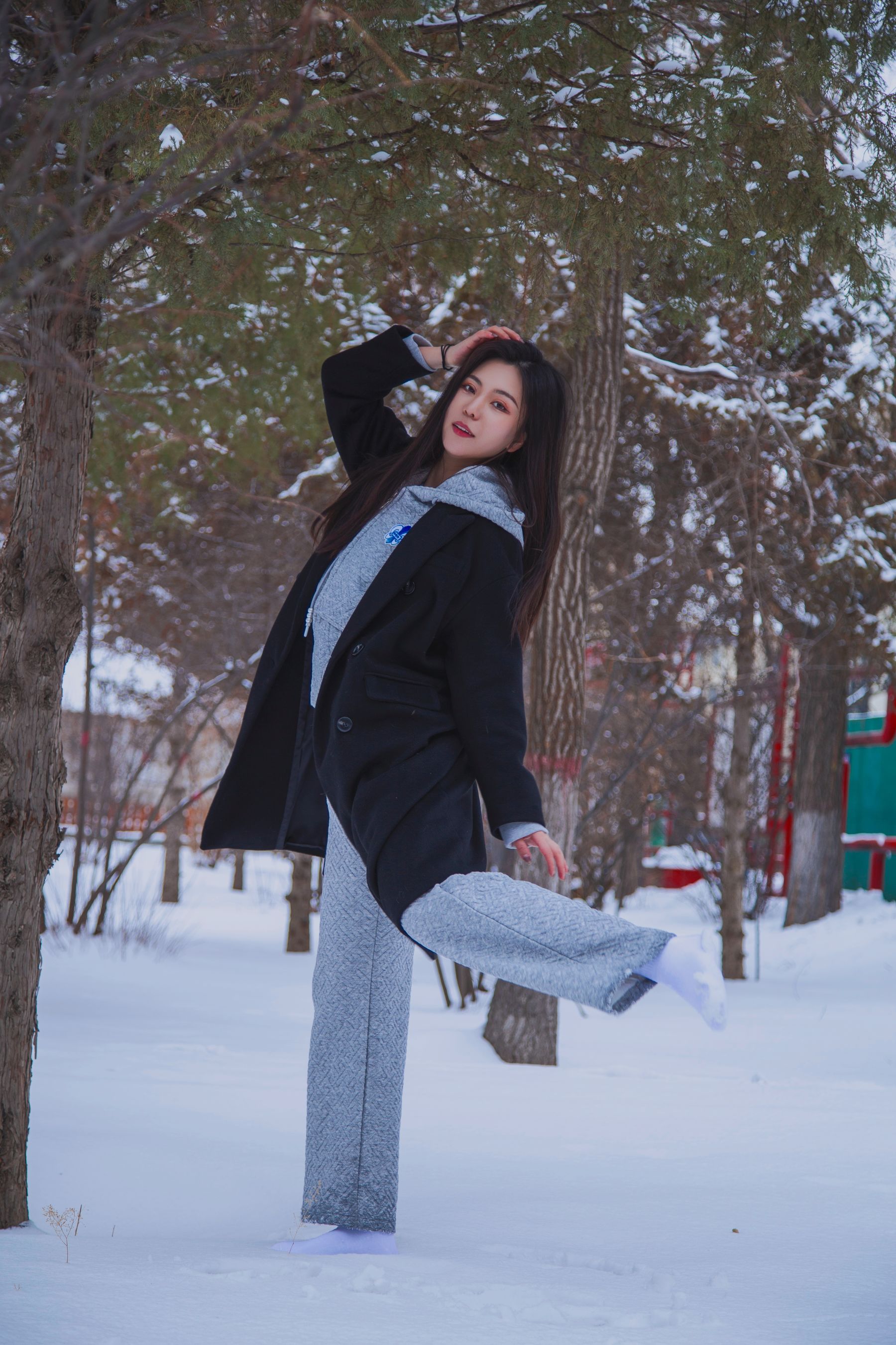 [织梦映像] 踏雪无痕-首次雪景拍摄，天寒地冻/(300P)