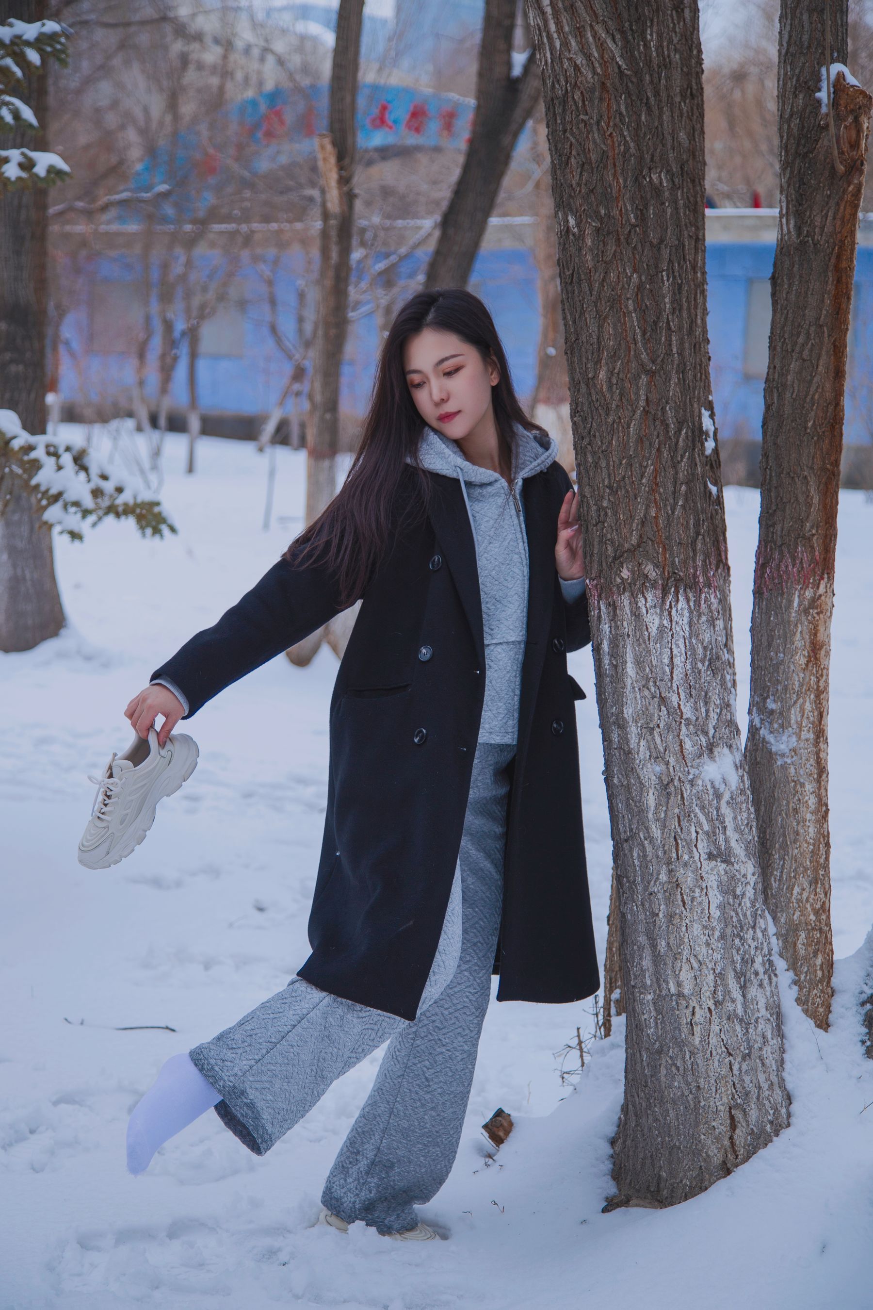 [织梦映像] 踏雪无痕-首次雪景拍摄，天寒地冻/(300P)