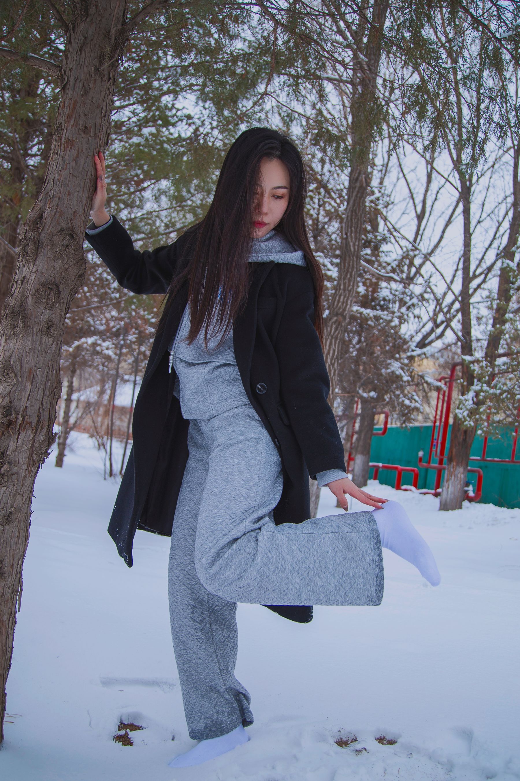 [织梦映像] 踏雪无痕-首次雪景拍摄，天寒地冻/(300P)