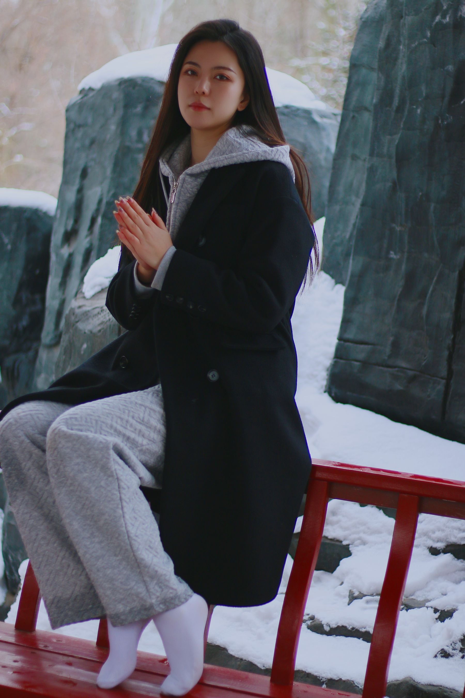 [织梦映像] 踏雪无痕-首次雪景拍摄，天寒地冻/(300P)