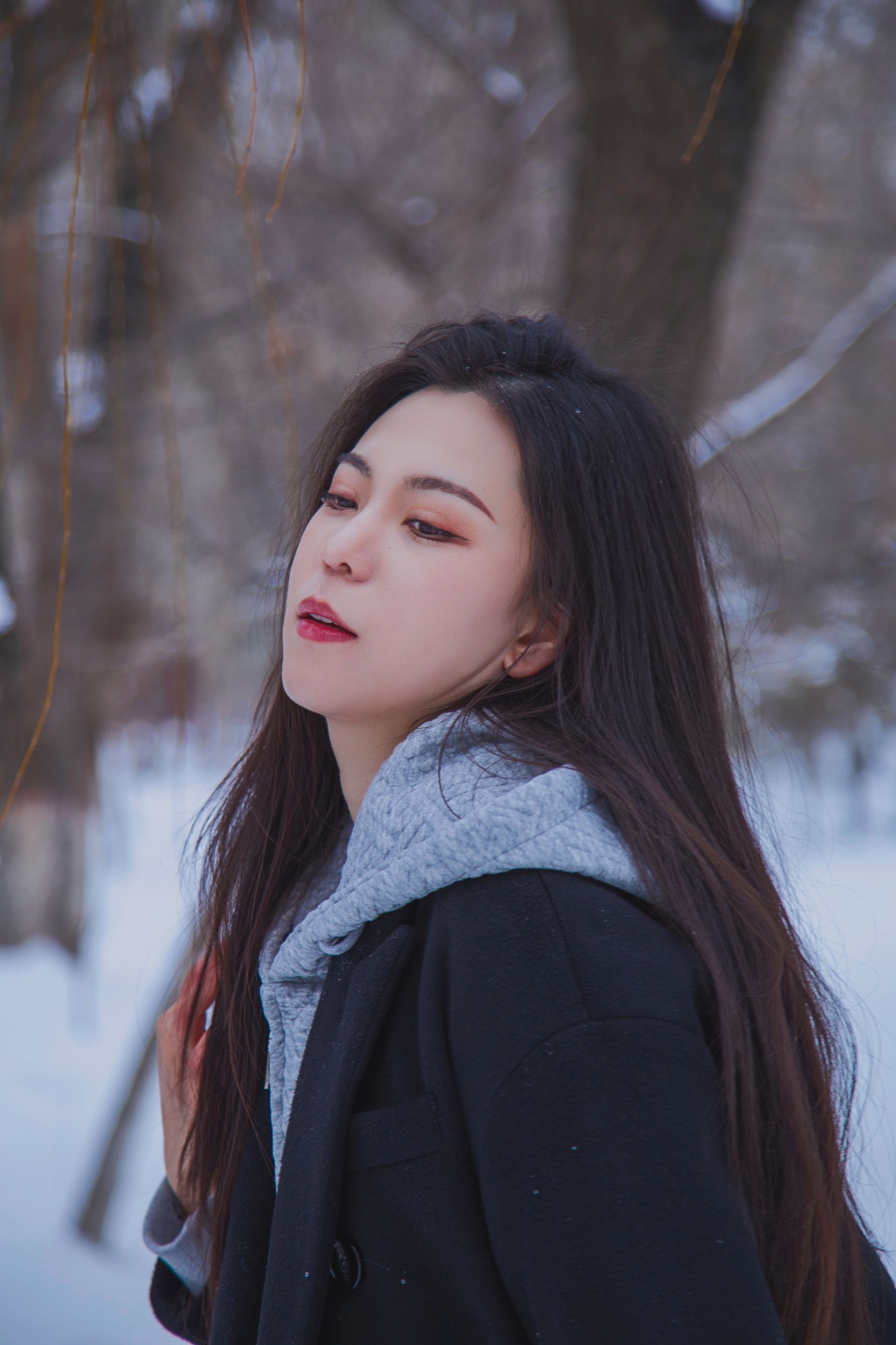 [织梦映像] 踏雪无痕-首次雪景拍摄，天寒地冻/(300P)