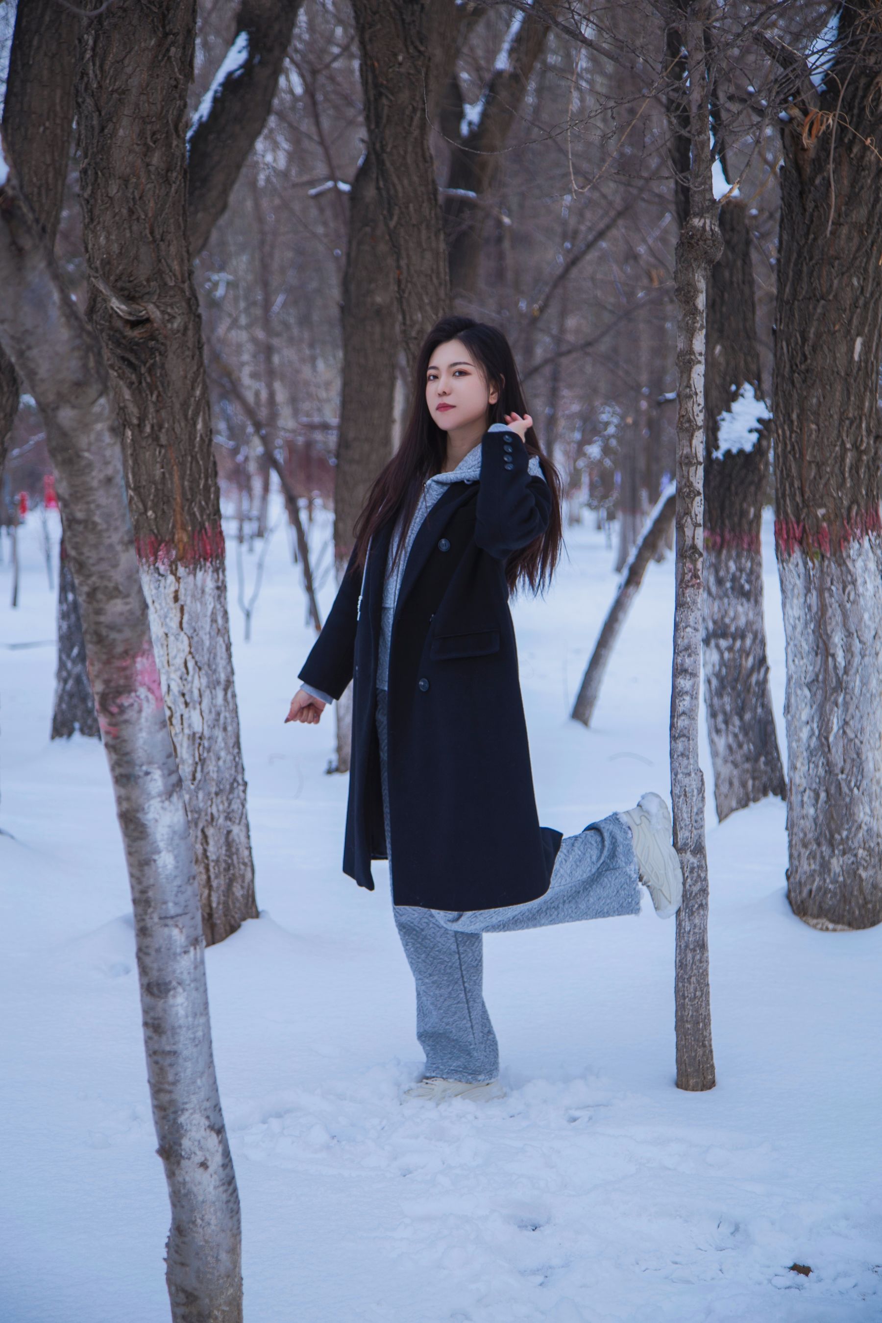 [织梦映像] 踏雪无痕-首次雪景拍摄，天寒地冻/(300P)