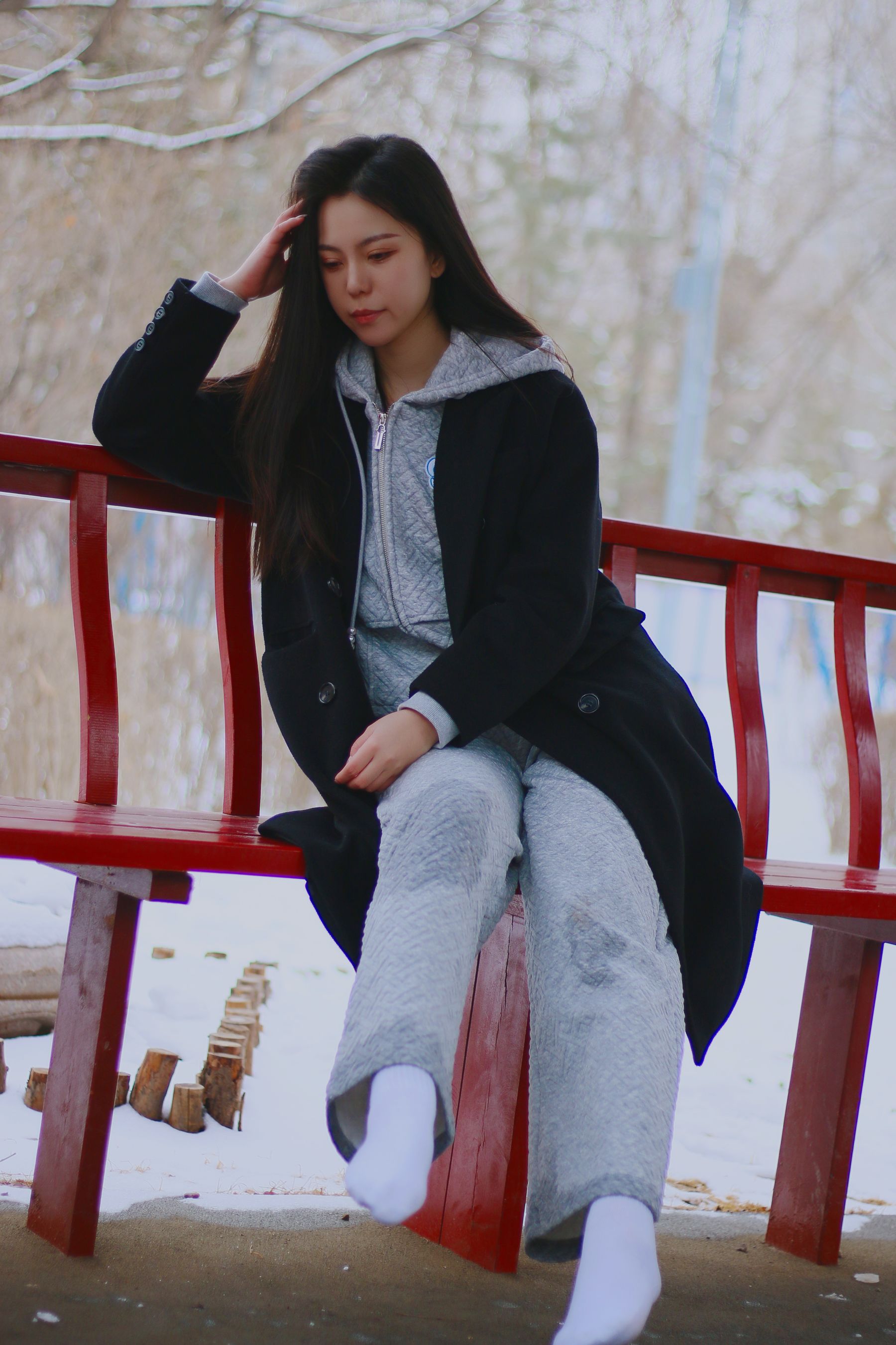 [织梦映像] 踏雪无痕-首次雪景拍摄，天寒地冻/(300P)