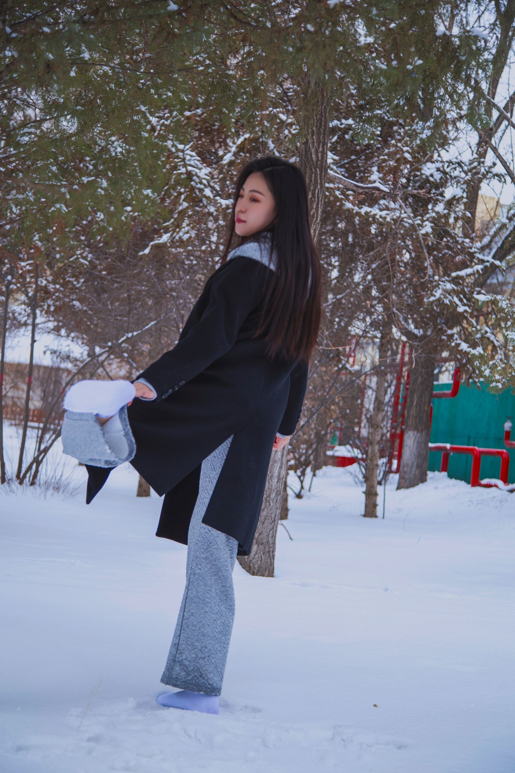 [织梦映像] 踏雪无痕-首次雪景拍摄，天寒地冻/(300P)