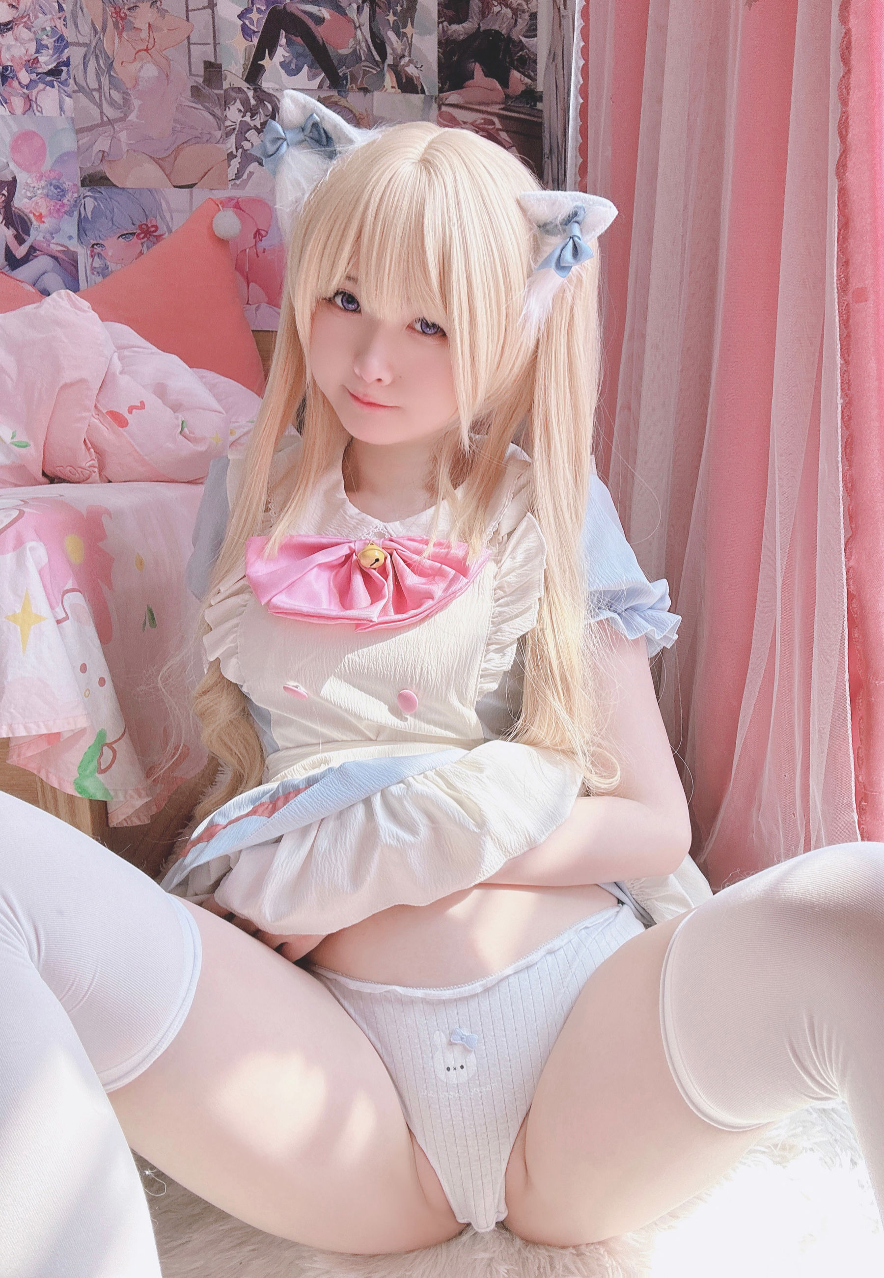 萌妹子习呆呆 - ねこメード/(19P)