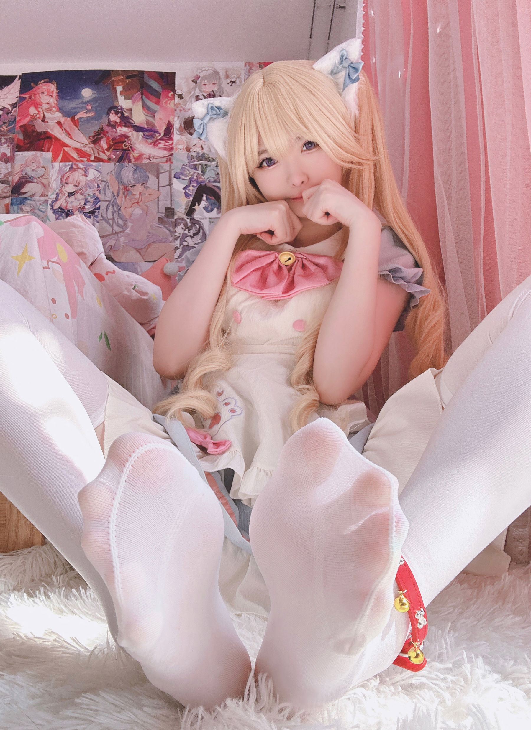 萌妹子习呆呆 - ねこメード/(19P)