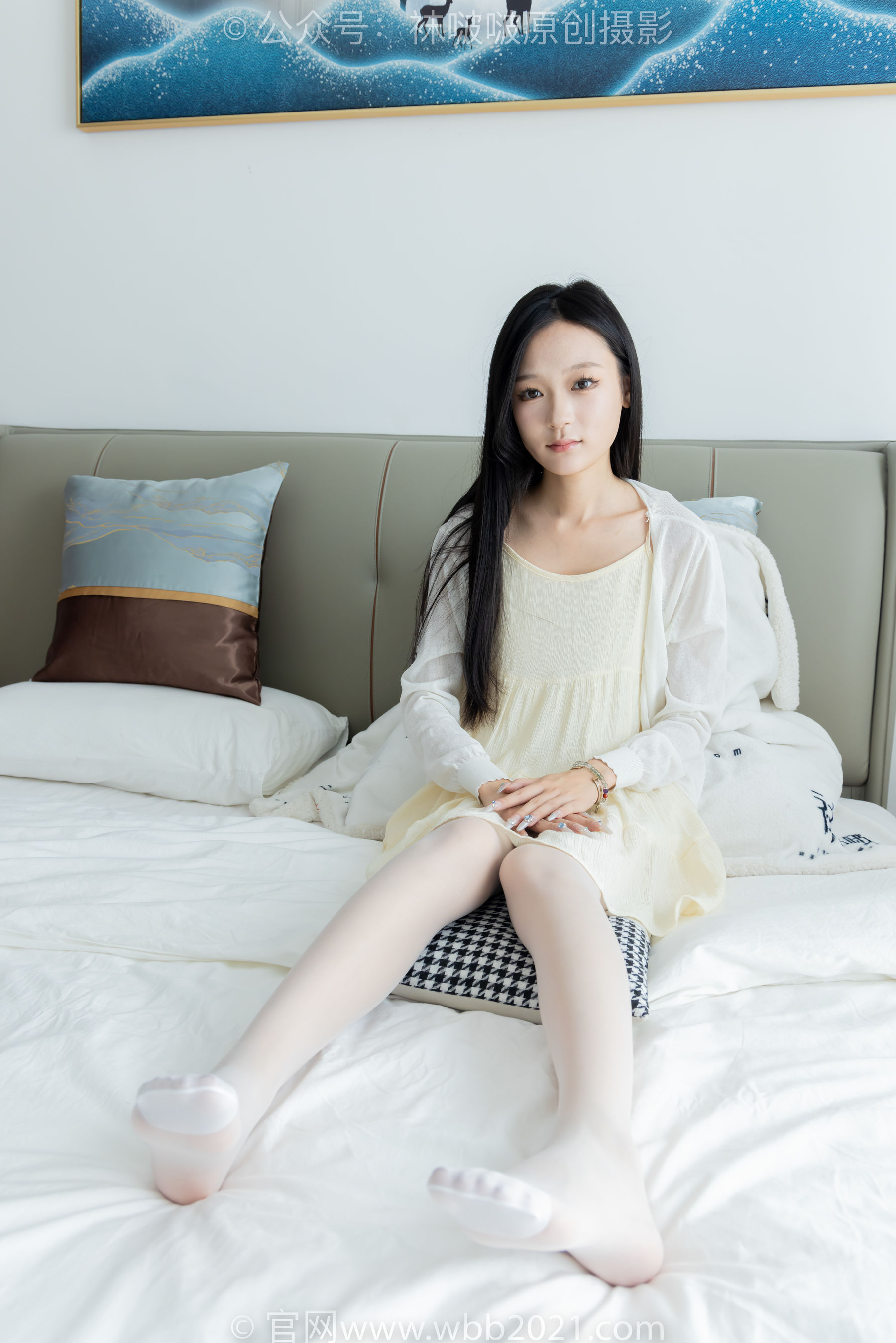 BoBoSocks袜啵啵 No.517 焦糖 - 帆布鞋、薄白丝/(147P)