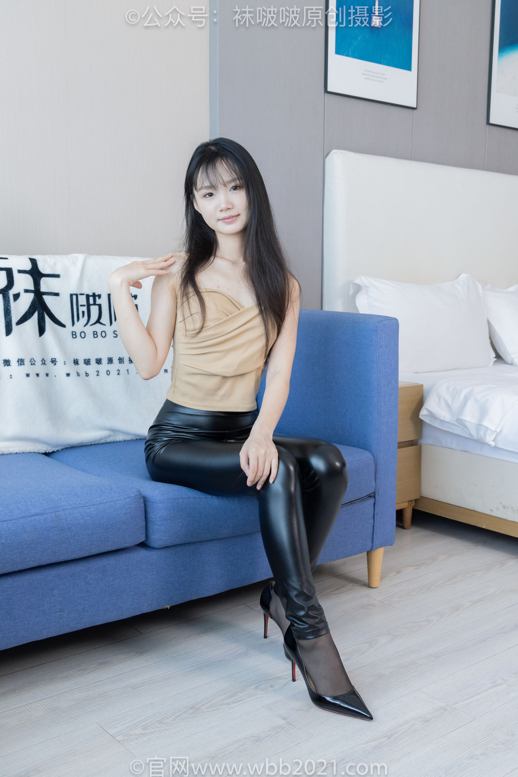 BoBoSocks袜啵啵 No.515 甜甜圈 - 高跟鞋、薄黑丝、皮裤裤里丝/(147P)