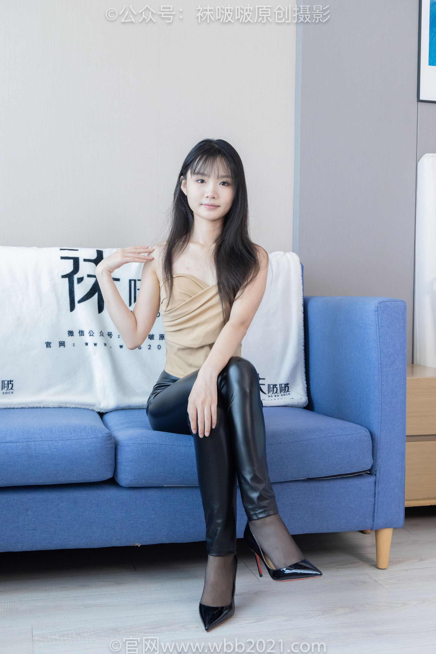 BoBoSocks袜啵啵 No.515 甜甜圈 - 高跟鞋、薄黑丝、皮裤裤里丝/(147P)