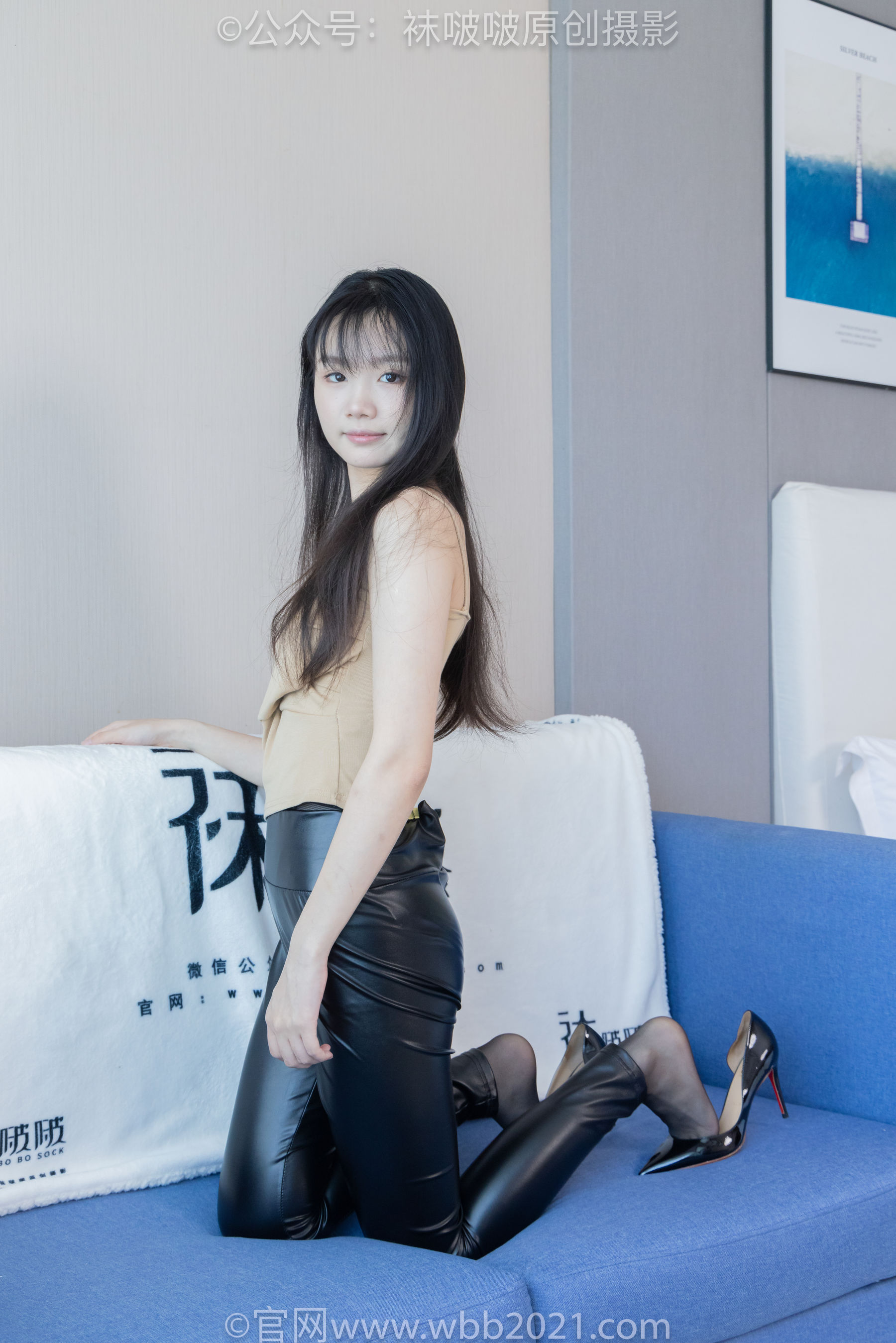 BoBoSocks袜啵啵 No.515 甜甜圈 - 高跟鞋、薄黑丝、皮裤裤里丝/(147P)