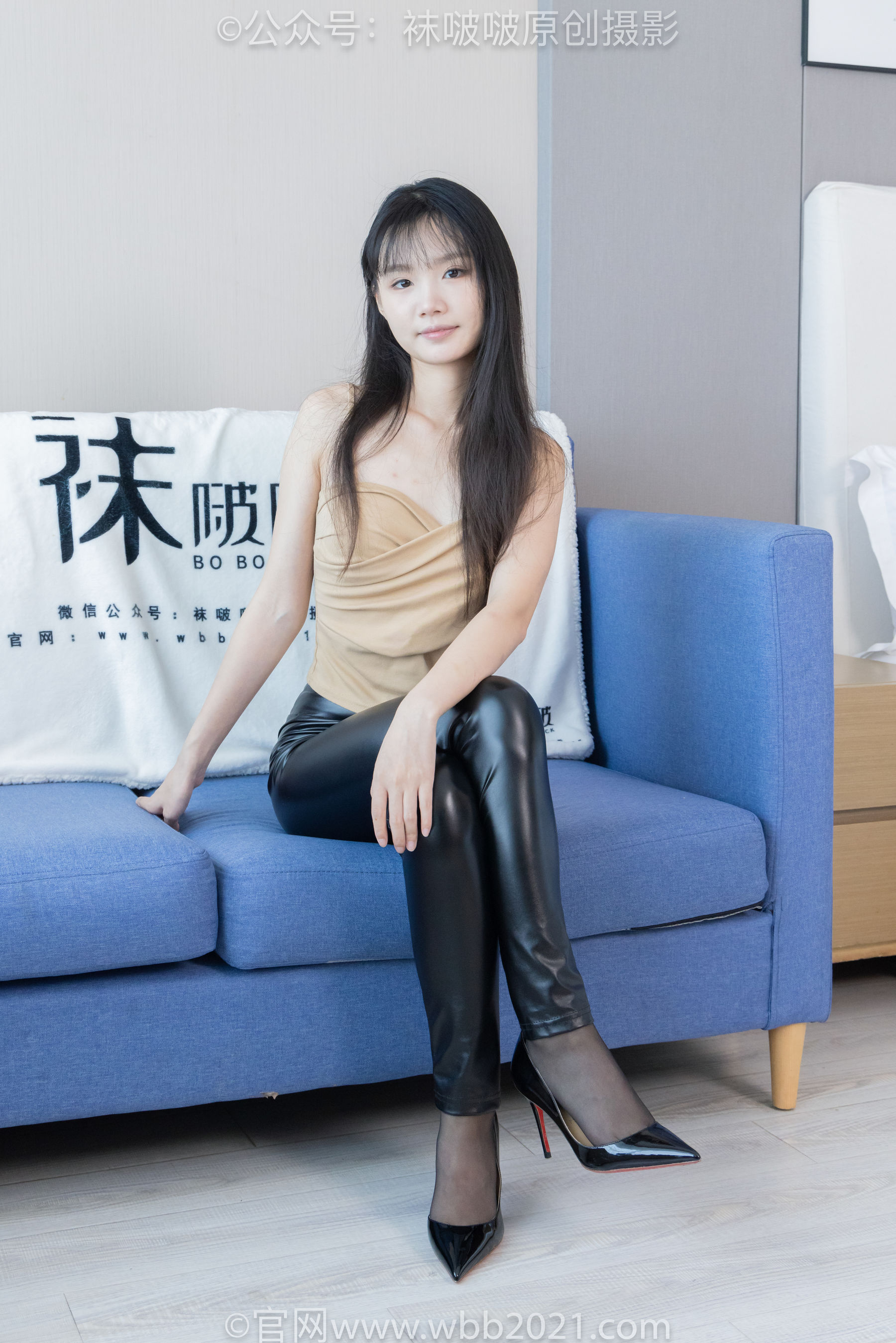 BoBoSocks袜啵啵 No.515 甜甜圈 - 高跟鞋、薄黑丝、皮裤裤里丝/(147P)