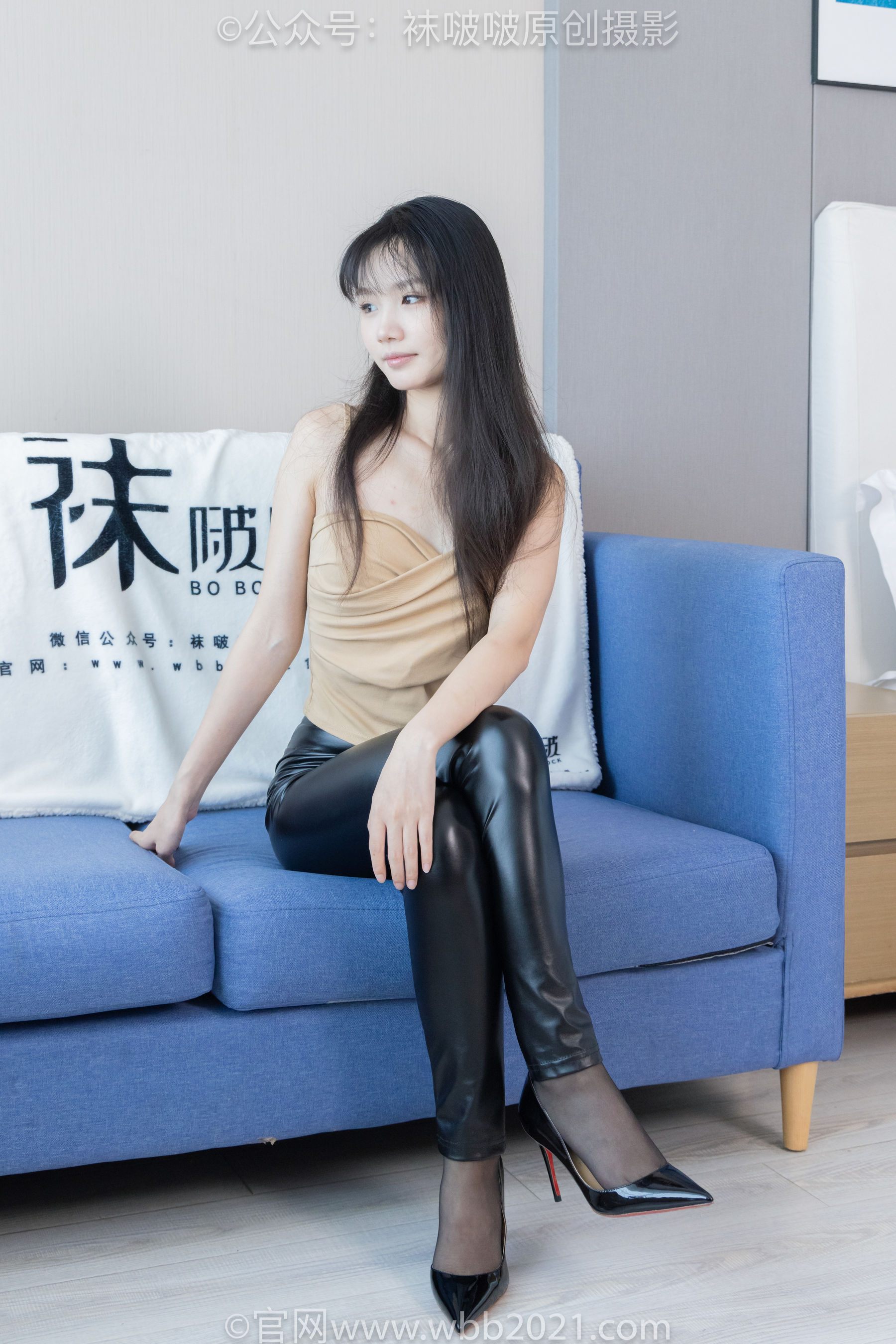 BoBoSocks袜啵啵 No.515 甜甜圈 - 高跟鞋、薄黑丝、皮裤裤里丝/(147P)