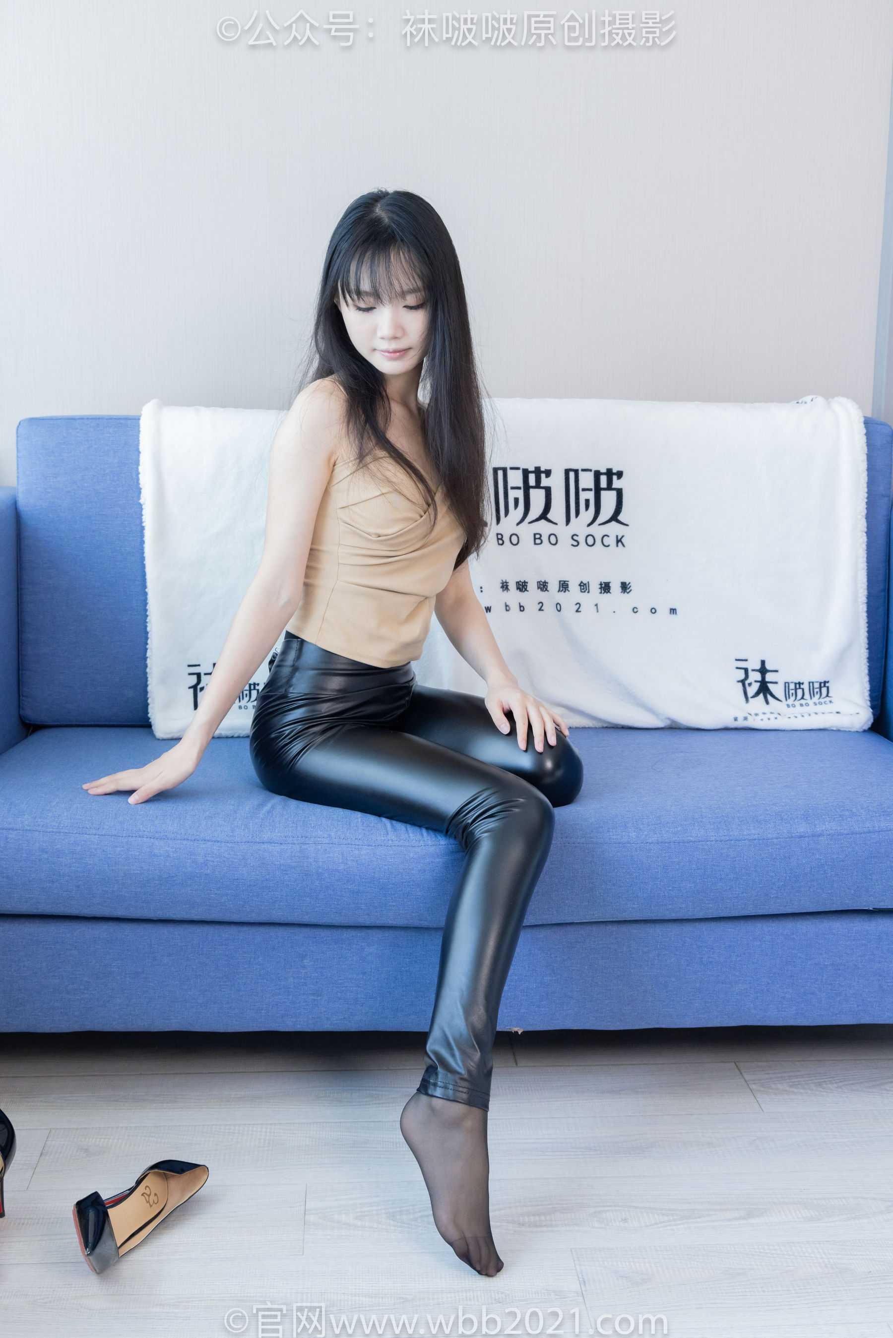 BoBoSocks袜啵啵 No.515 甜甜圈 - 高跟鞋、薄黑丝、皮裤裤里丝/(147P)