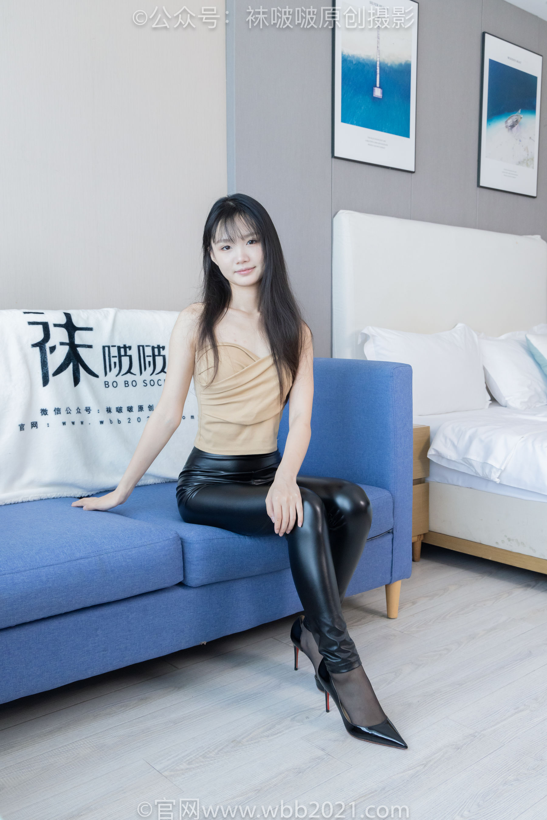 BoBoSocks袜啵啵 No.515 甜甜圈 - 高跟鞋、薄黑丝、皮裤裤里丝/(147P)