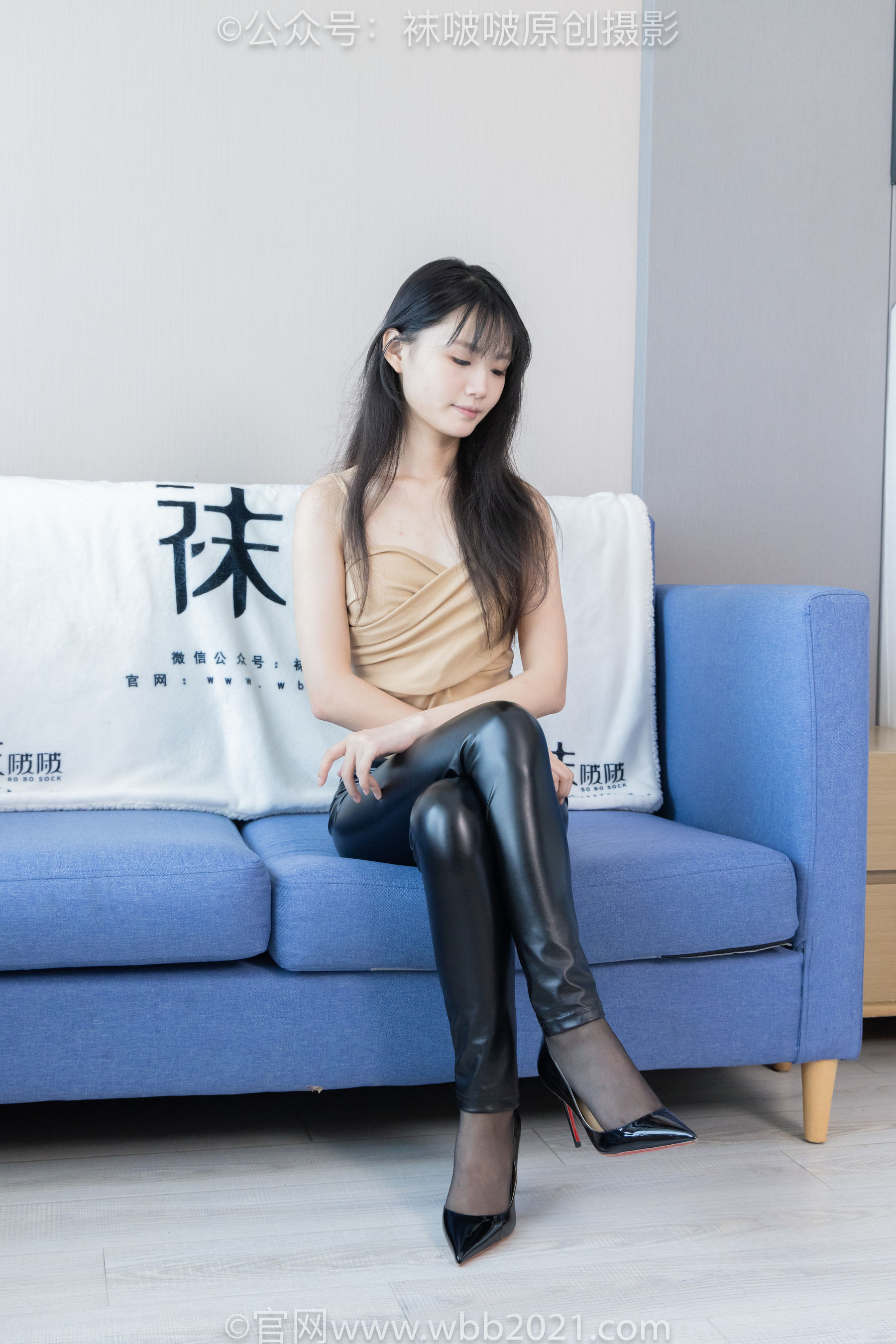 BoBoSocks袜啵啵 No.515 甜甜圈 - 高跟鞋、薄黑丝、皮裤裤里丝/(147P)