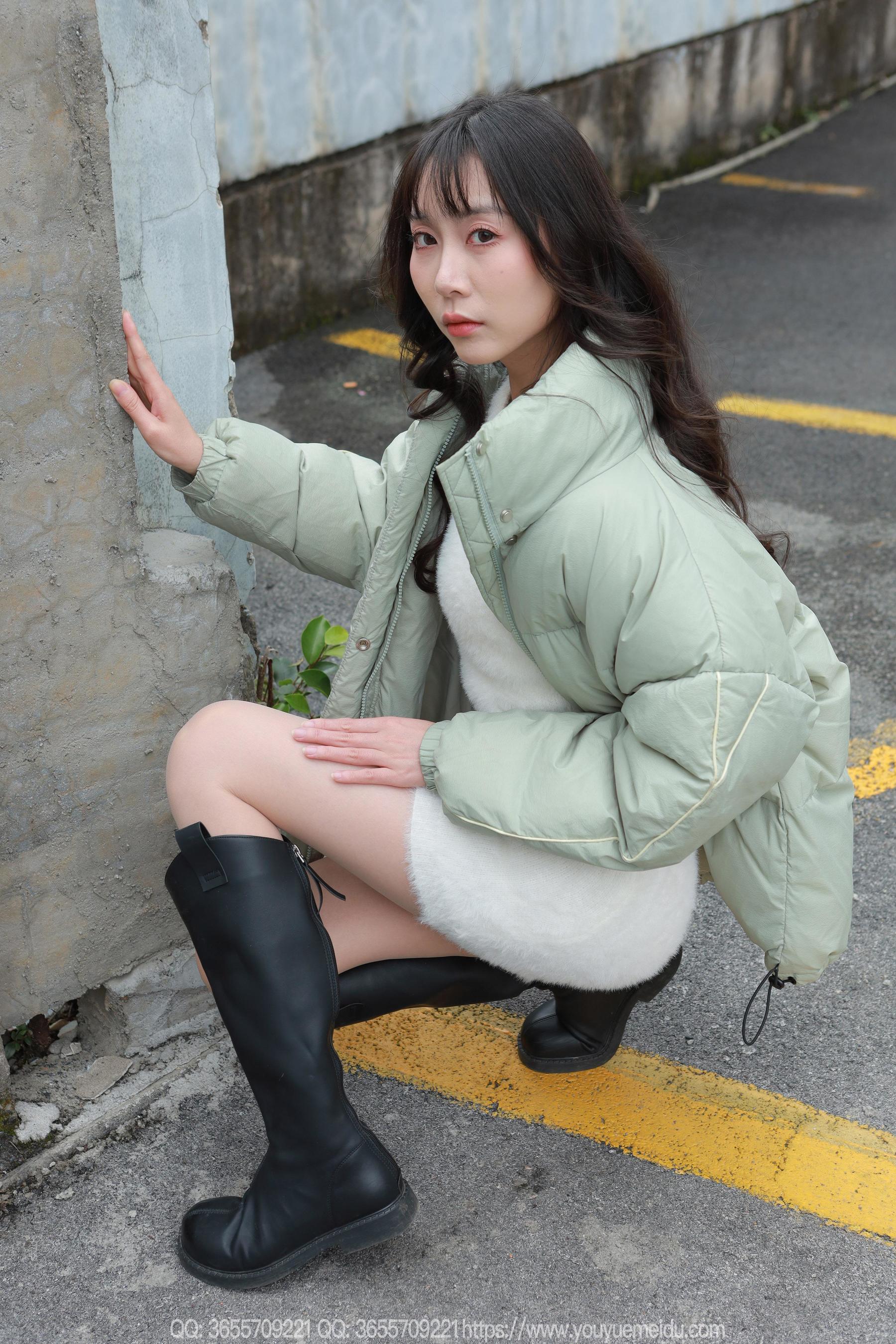 IESS异思趣向 - 模特： 团团 《长靴包臀裙（上）》/(88P)