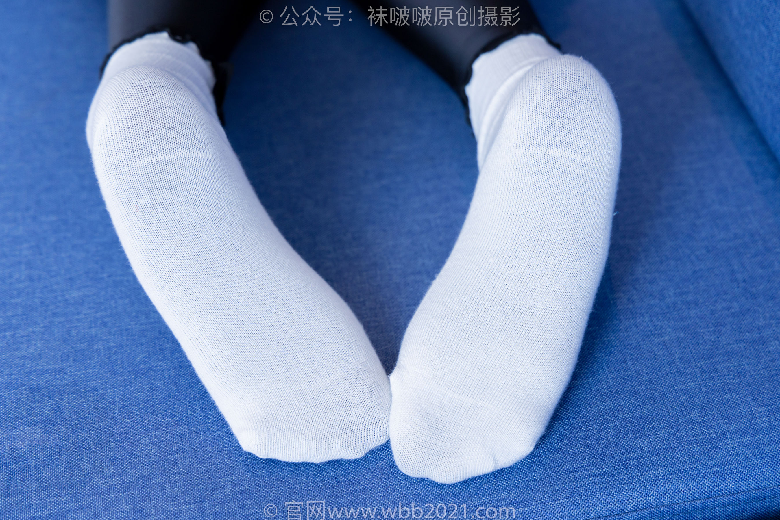 BoBoSocks袜啵啵 No.513 小甜豆 帆布鞋、白棉袜、厚黑丝五指袜、黑丝手套/(140P)