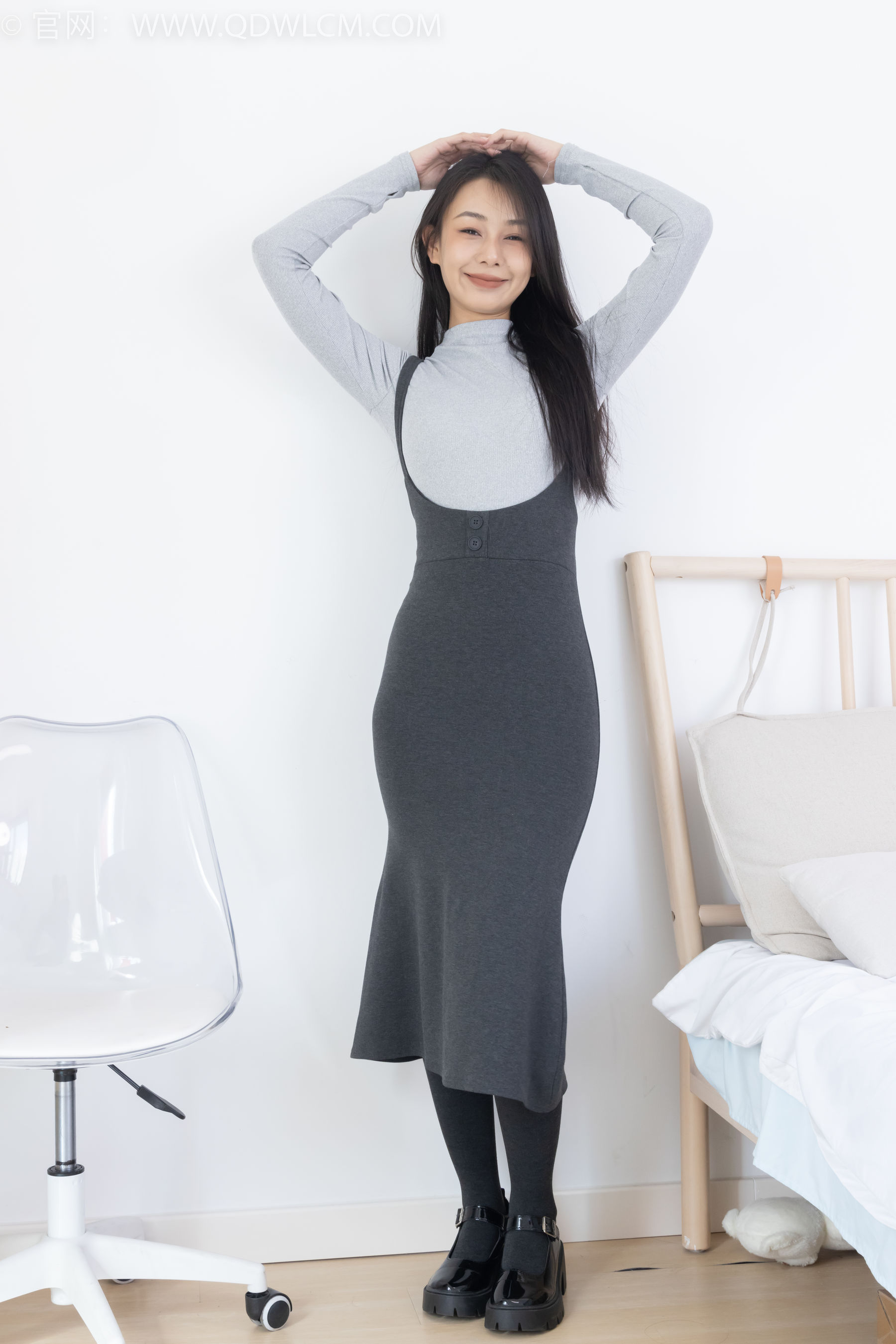 物恋传媒 No.2291 岚岚 - 皮鞋、厚灰丝/(170P)